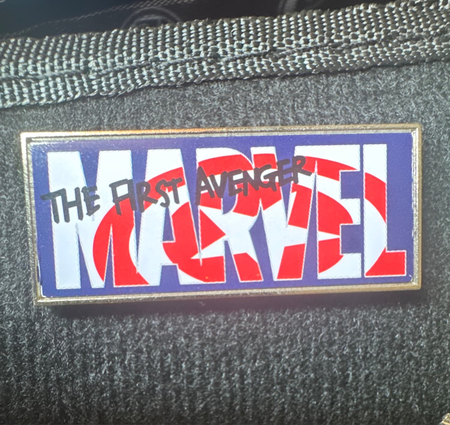 Captain America Shield Marvel Logo - The First Avenger Pin