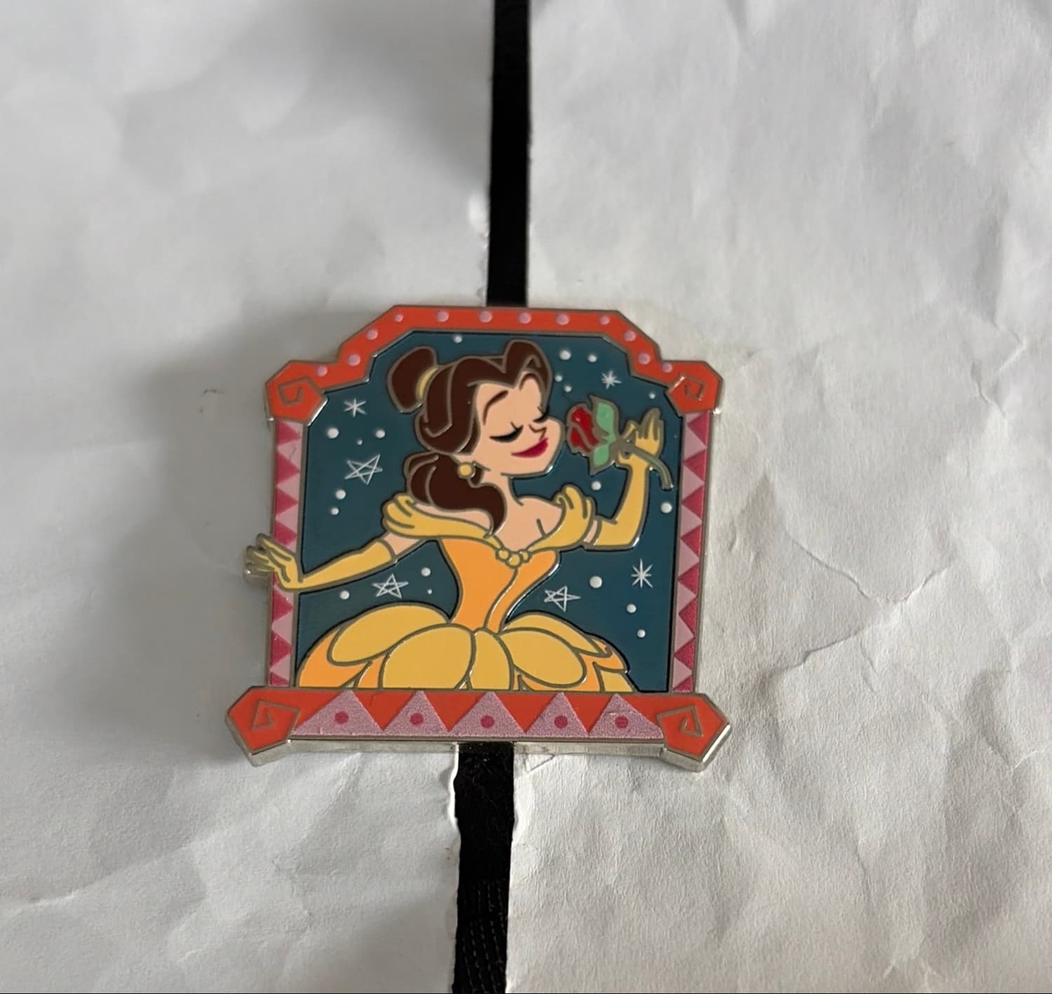 Belle With Red Rose - Beauty and the Beast