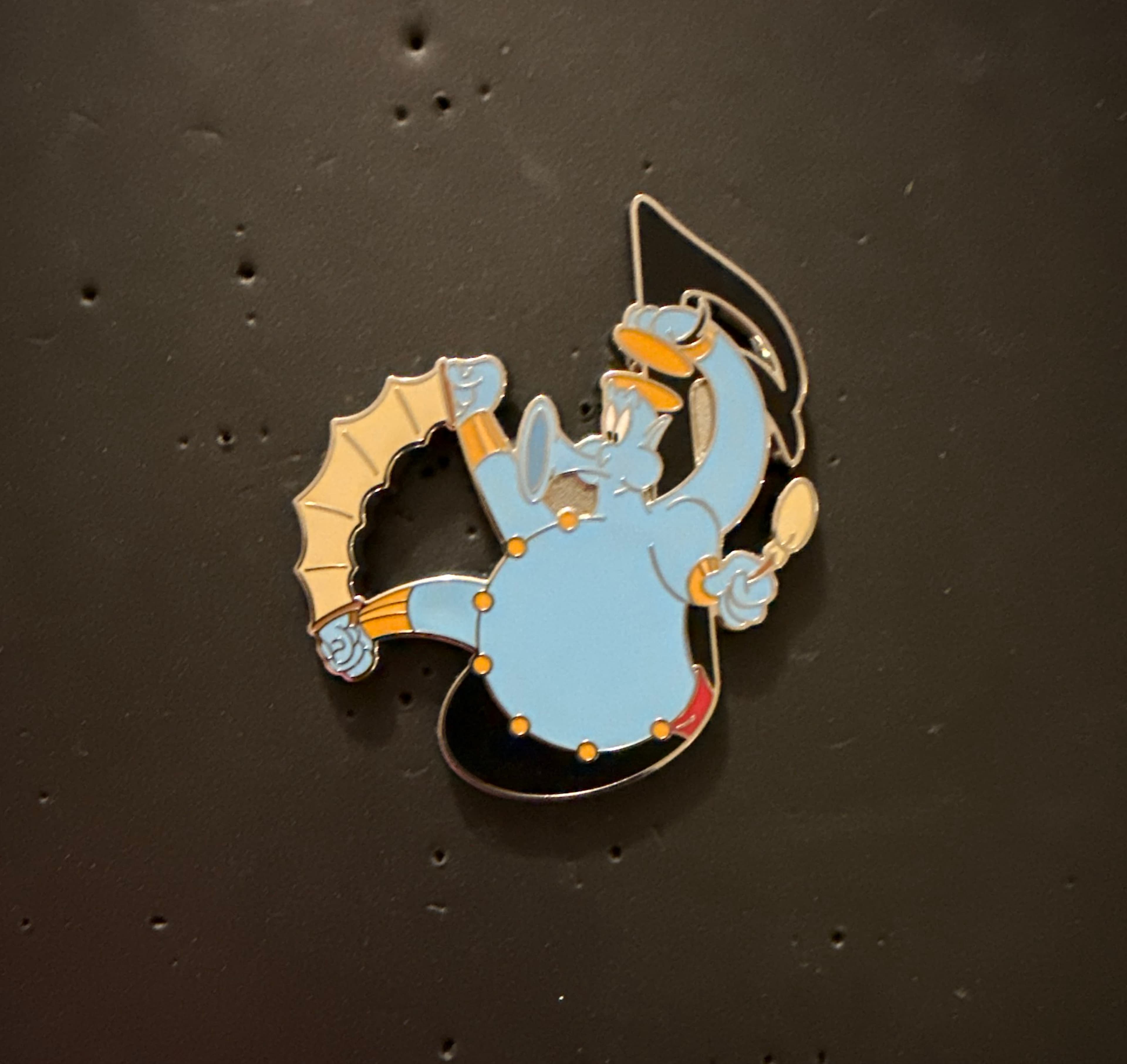 Genie (One Man Band) - Aladdin - Music Notes Mystery Pin