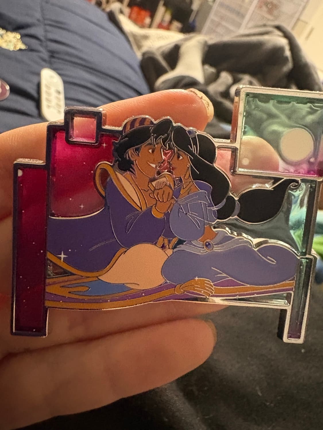 2025 Disney Parks The Most Magical Place On Earth Aladdin & Jasmine Pin