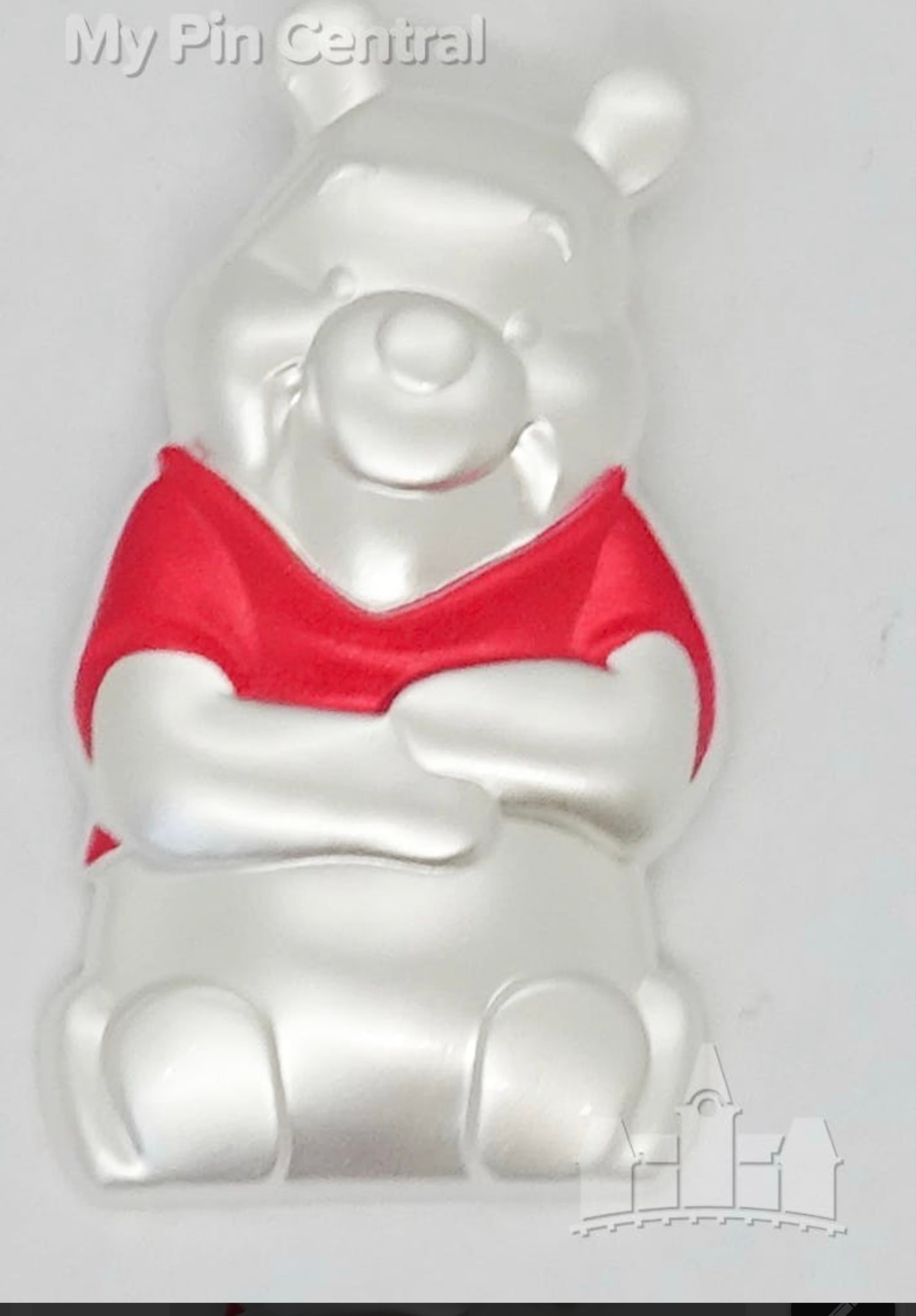 Disney Parks Platinum Collection 100 Years Anniversary Winnie the Pooh Pin