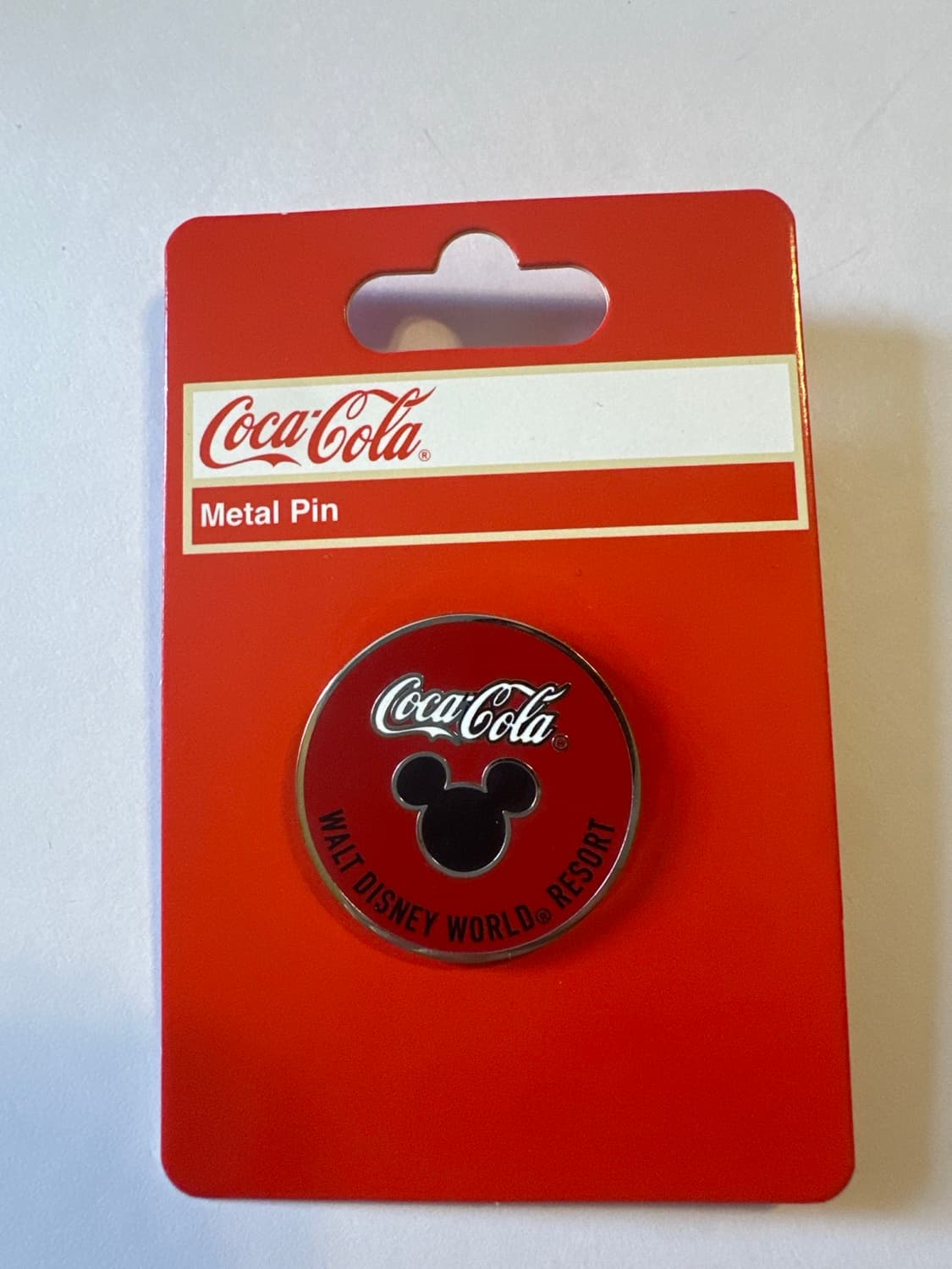 Coca-Cola Disney World resort pin