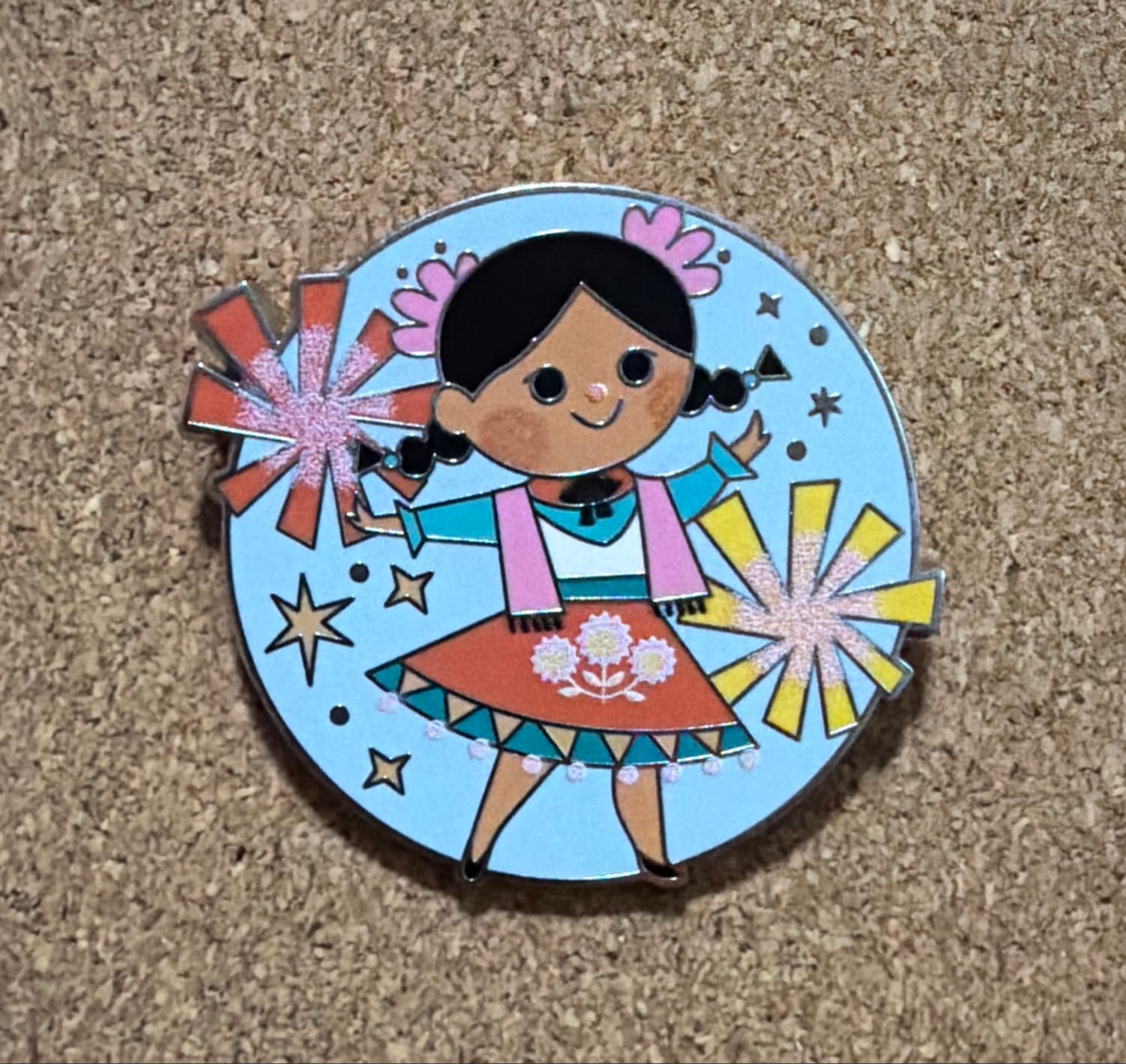 Hello It's a Small World Mystery Pin Set - Mexico Girl