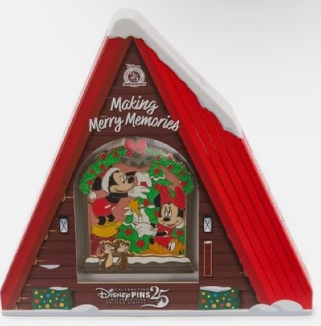 Santa Mickey and Friends Decorating Christmas Tree Window Jumbo front