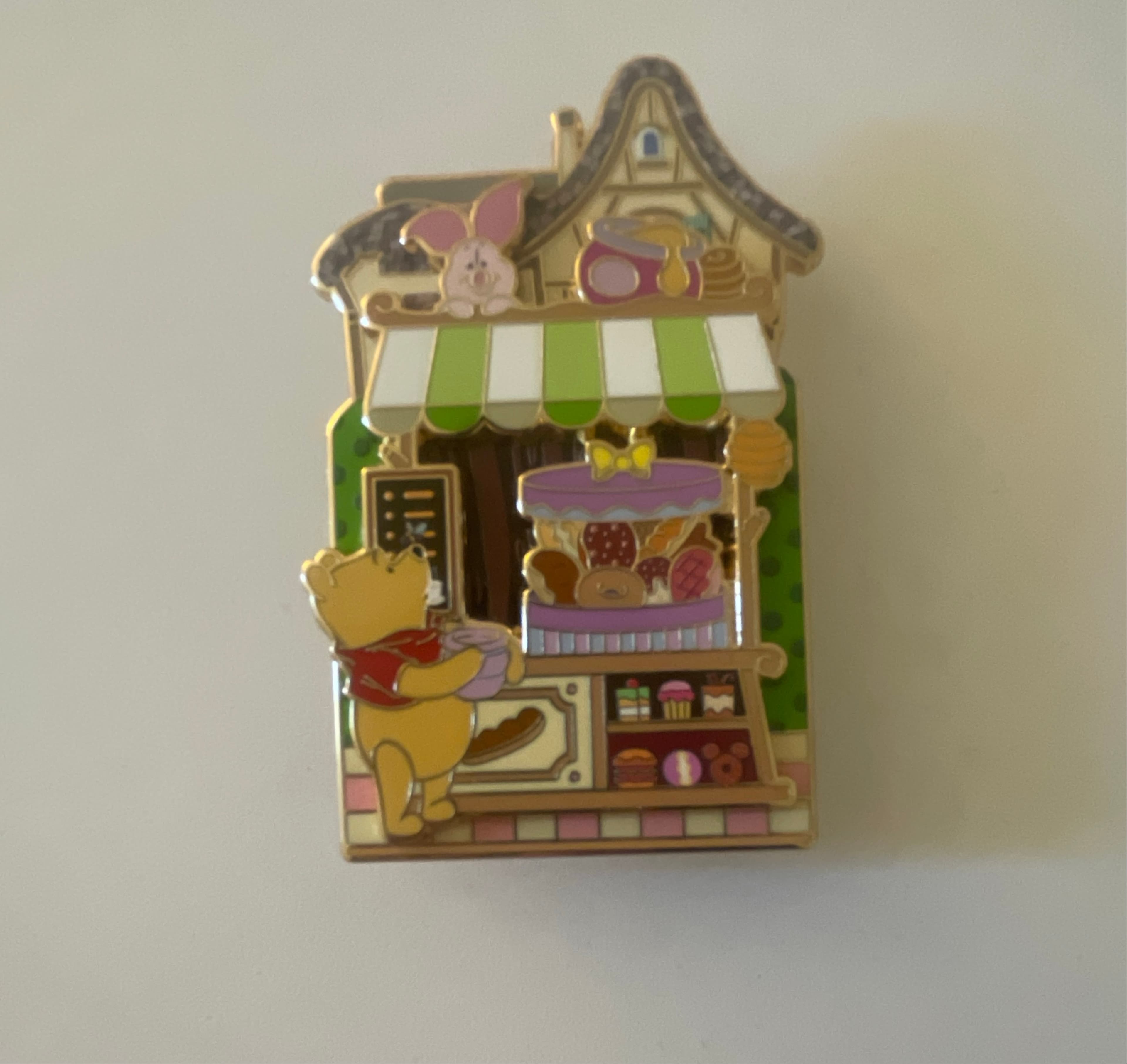 Winnie the Pooh and Piglet at Bakery