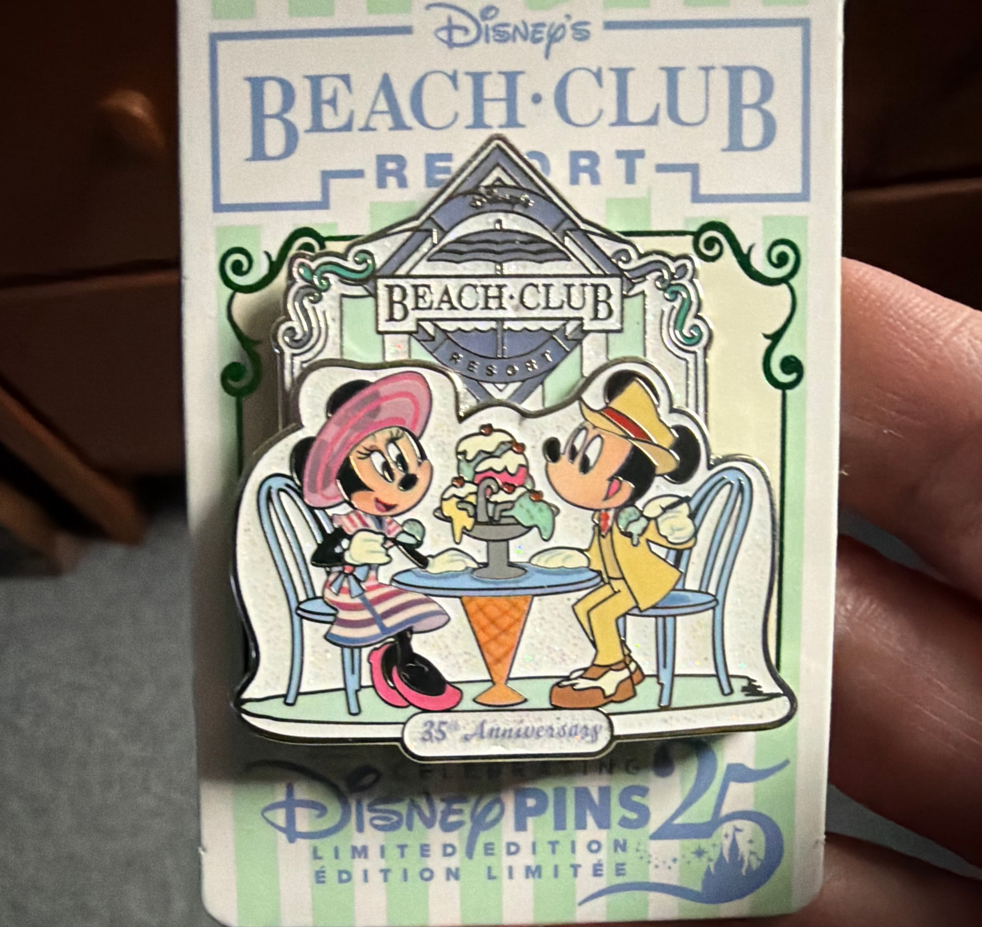 Mickey and Minnie - Kitchen Sink Ice Cream Sundae - Beach Club Resort 35th Anniversary