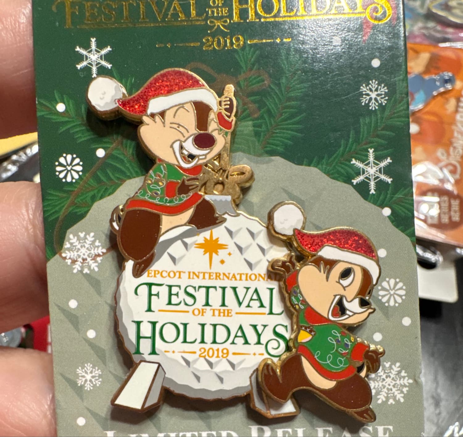 EPCOT International Festival of the Holidays - Chip n Dale