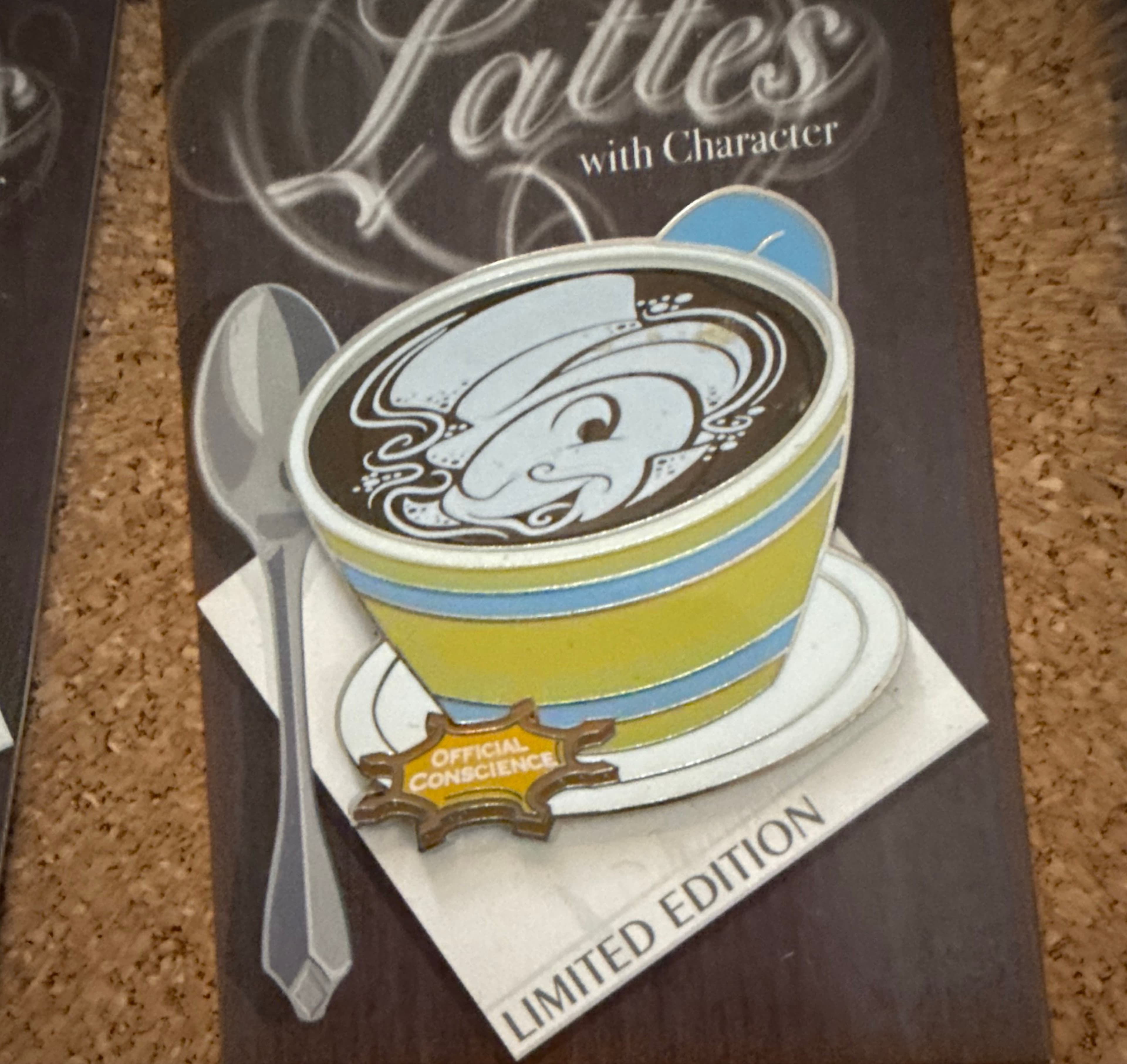 Jiminy Cricket Lattes with Character Pin