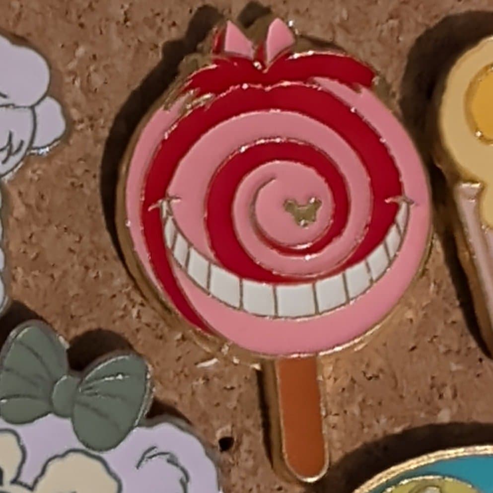 Cheshire Cat Lollipop Mystery Pin Alice In Wonderland 10/10