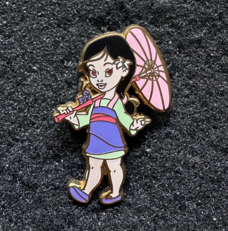 Mulan Toddler Princess Mini Pin