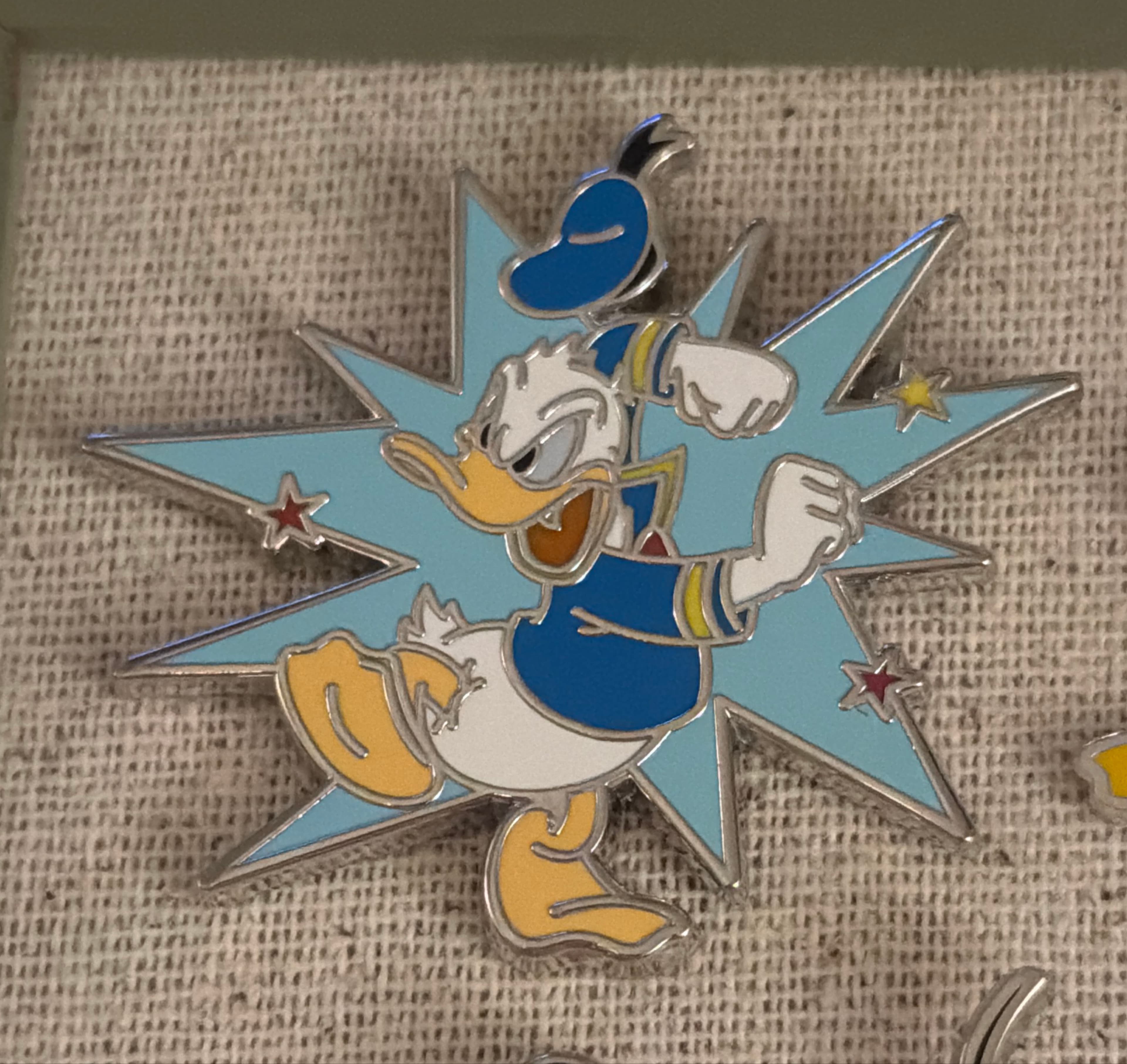 Angry Donald Duck - Blue Starburst