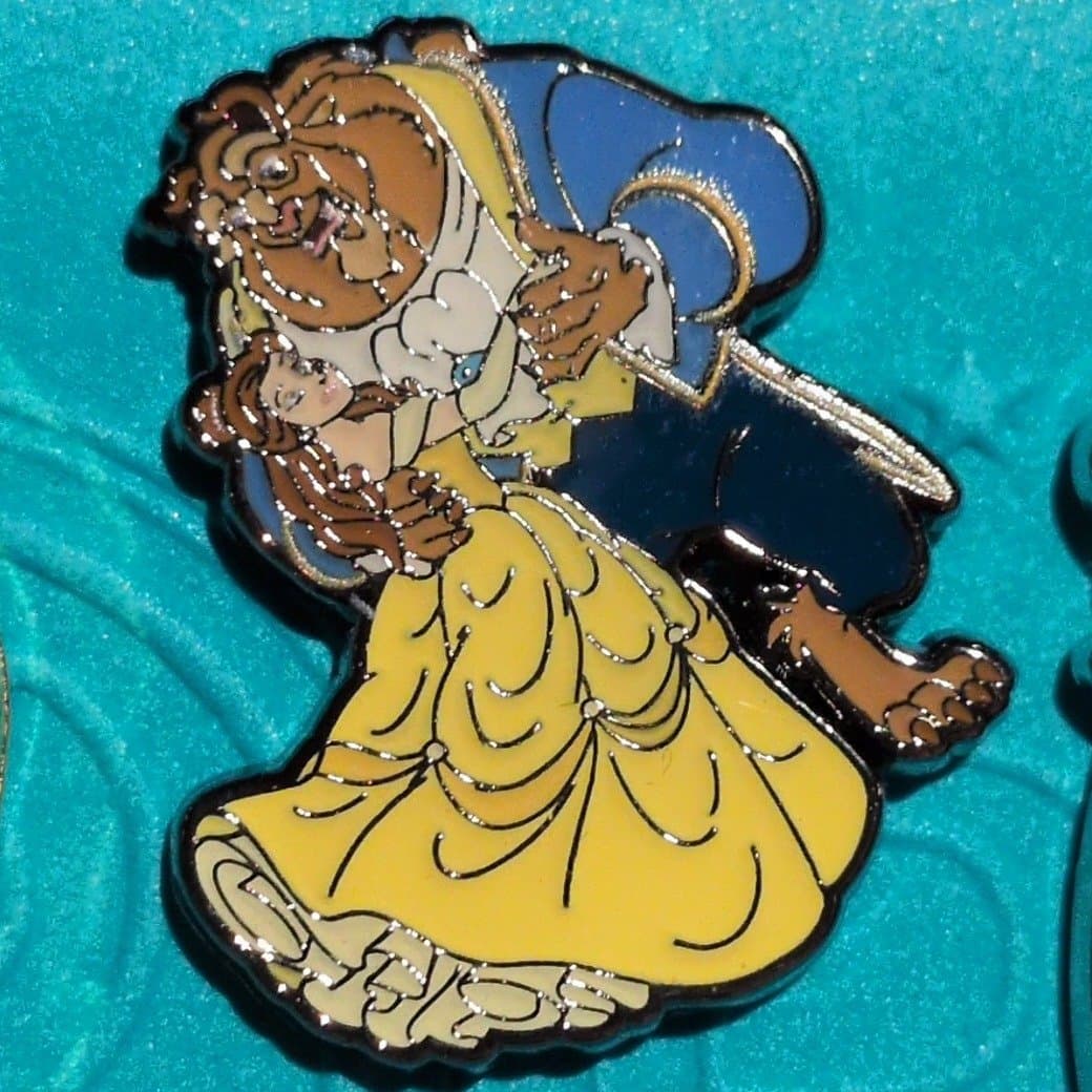 Beauty and the Beast Dancing Belle and Beast Pin