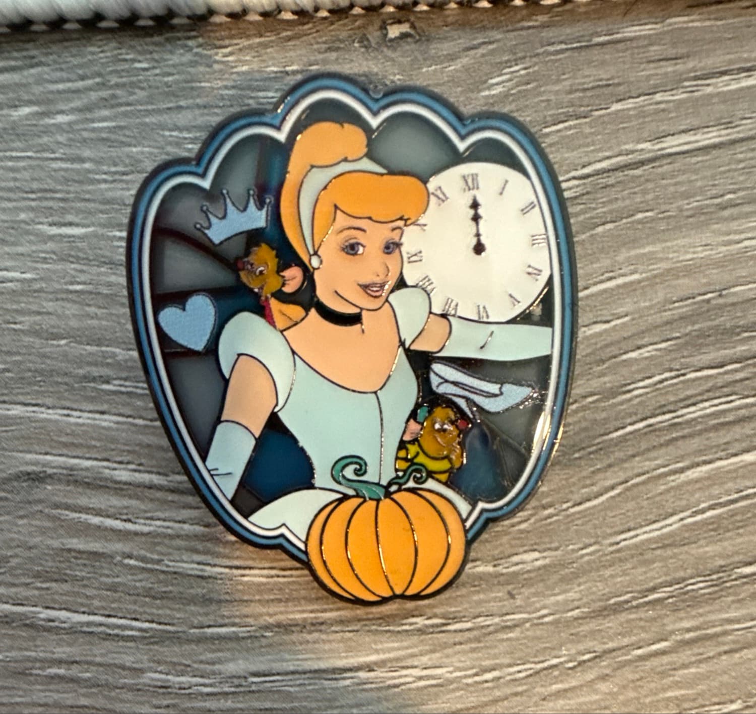 Loungefly Disney Princess Sidekicks Stained Glass Mystery Pin