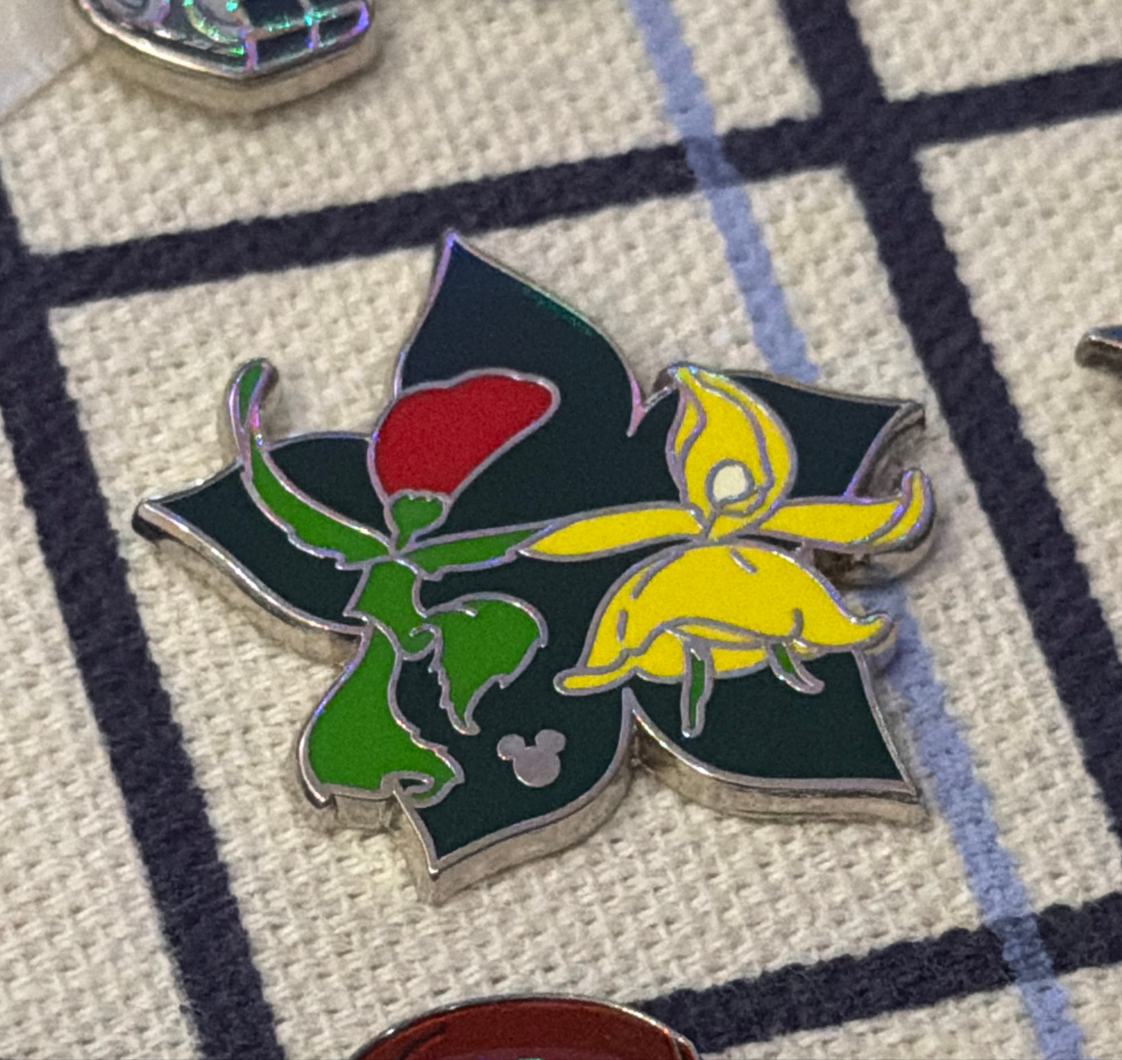 Red Rose and Yellow Flower