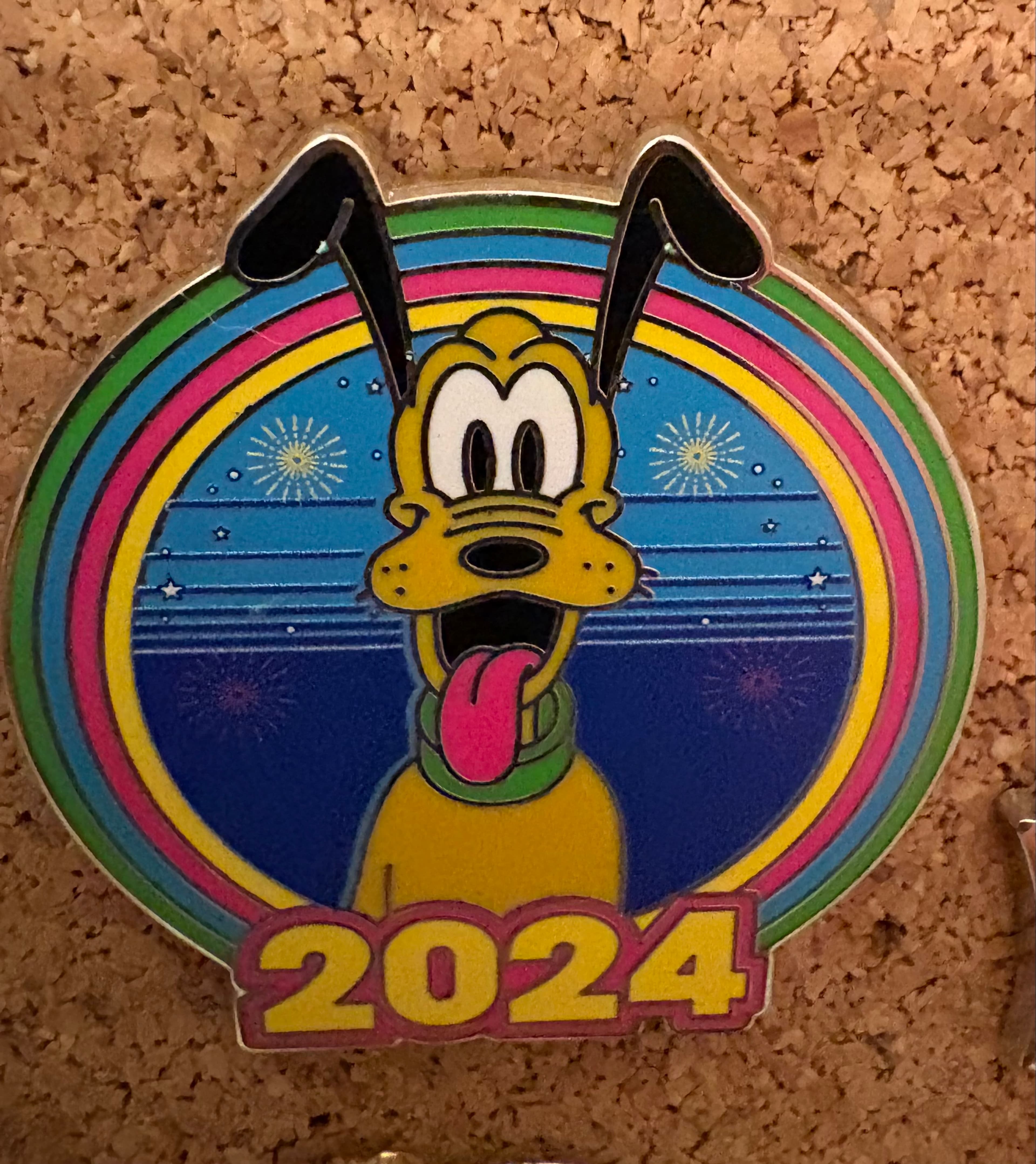 Pluto 2024 Dated Year Pin (from Brave New World Pin Trading Lanyard Starter Set)