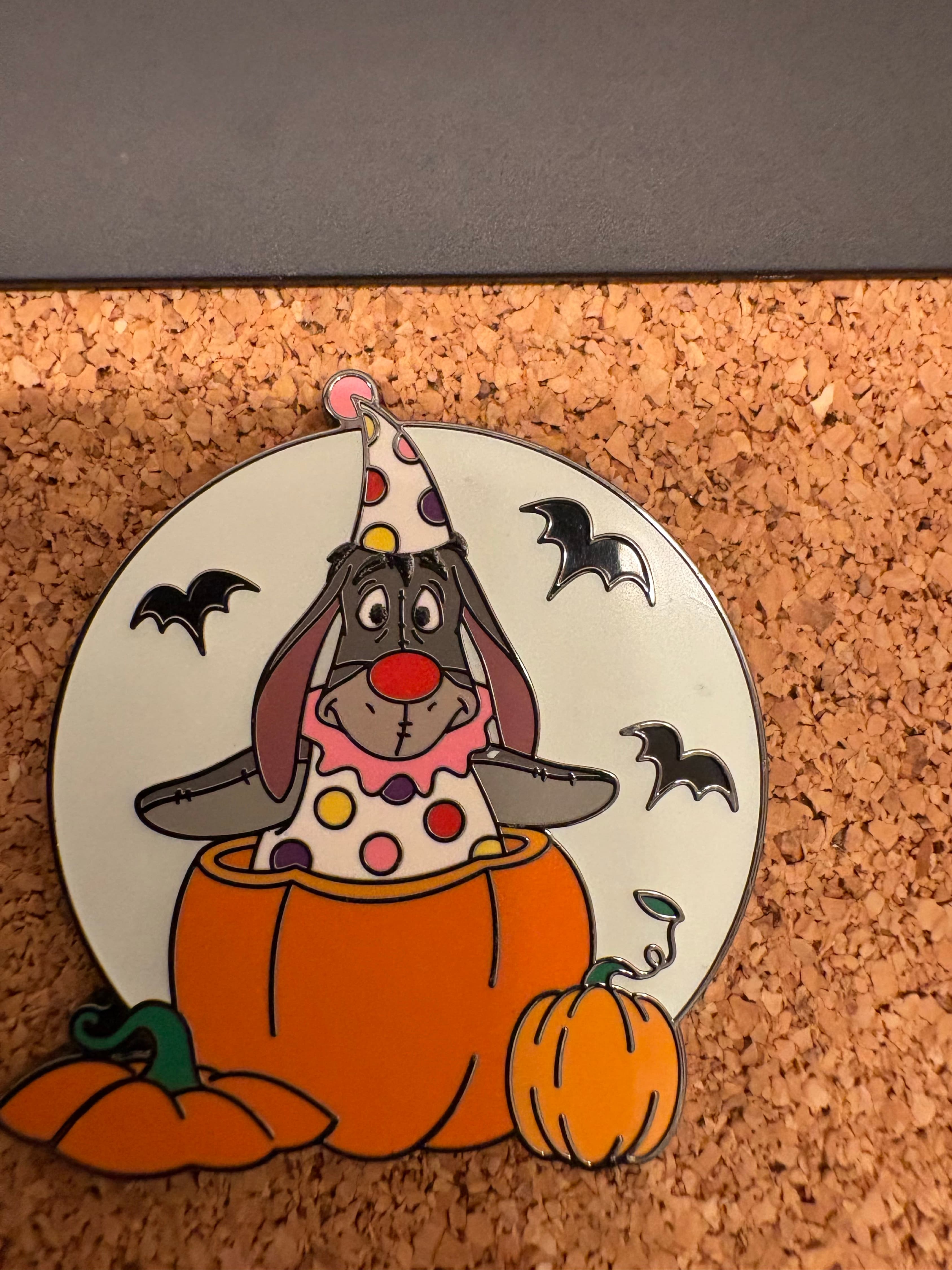 Eeyore in a Clown Costume - Winnie the Pooh Pumpkin Set