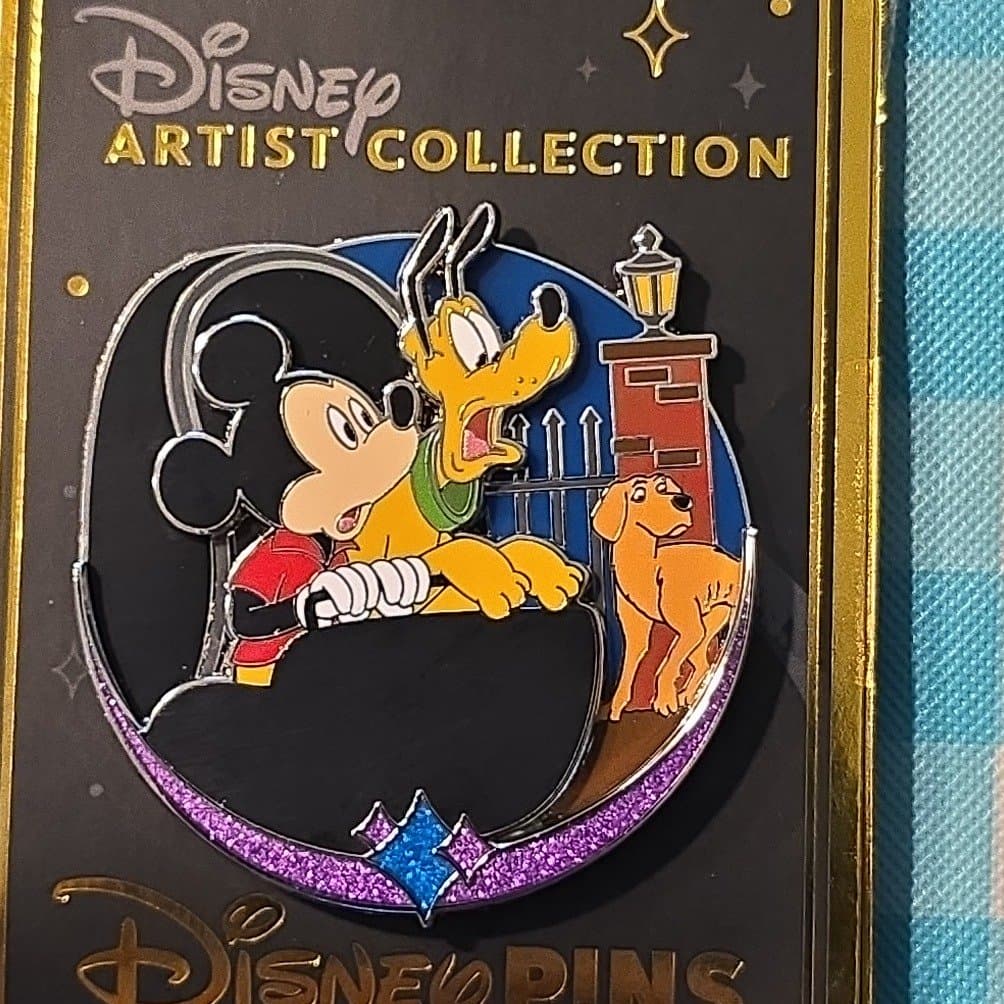 Mickey & Pluto Haunted Mansion Artist Collection Disney Pin