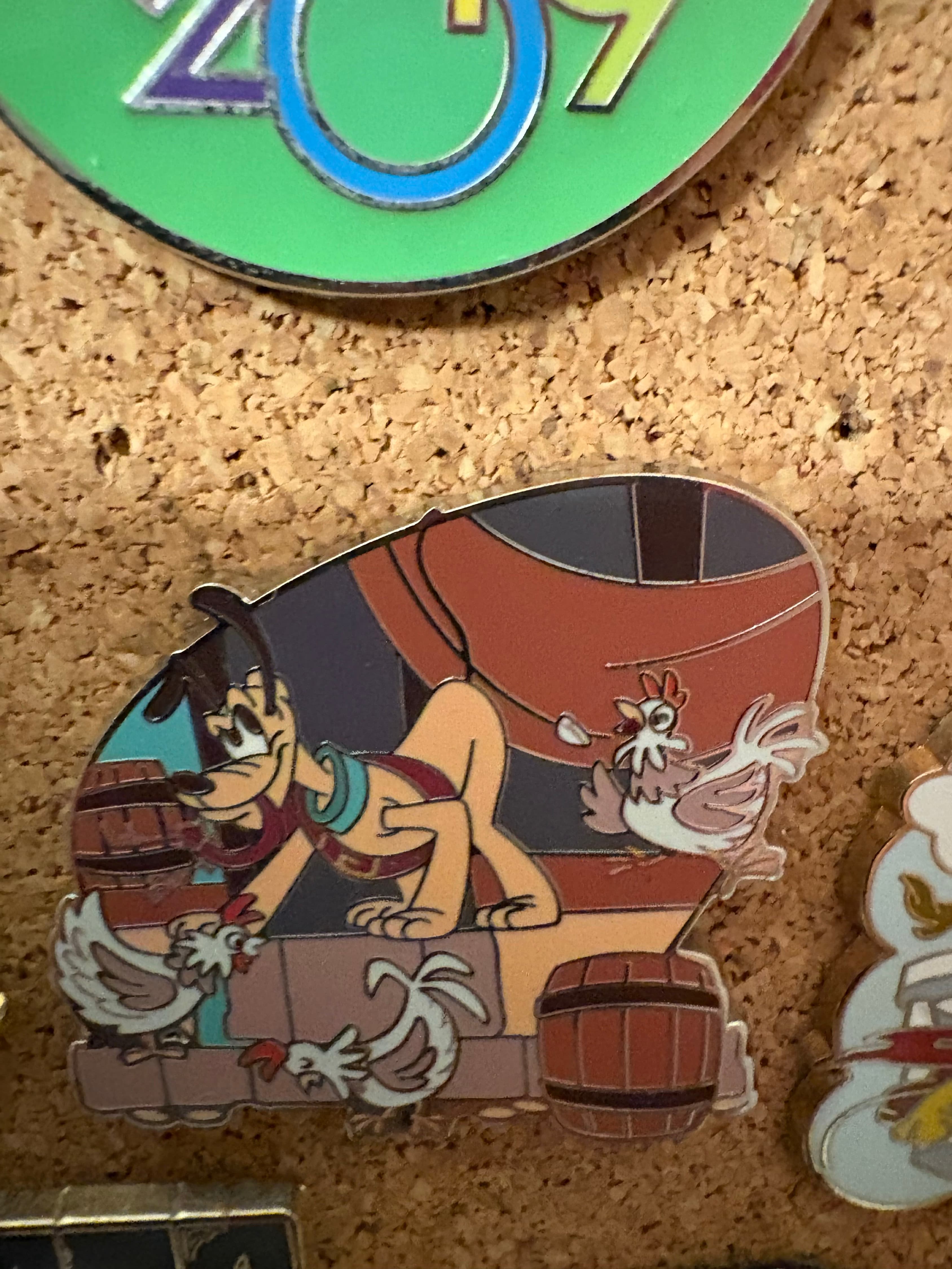 Pluto with Three Chickens (Pirates of the Caribbean)