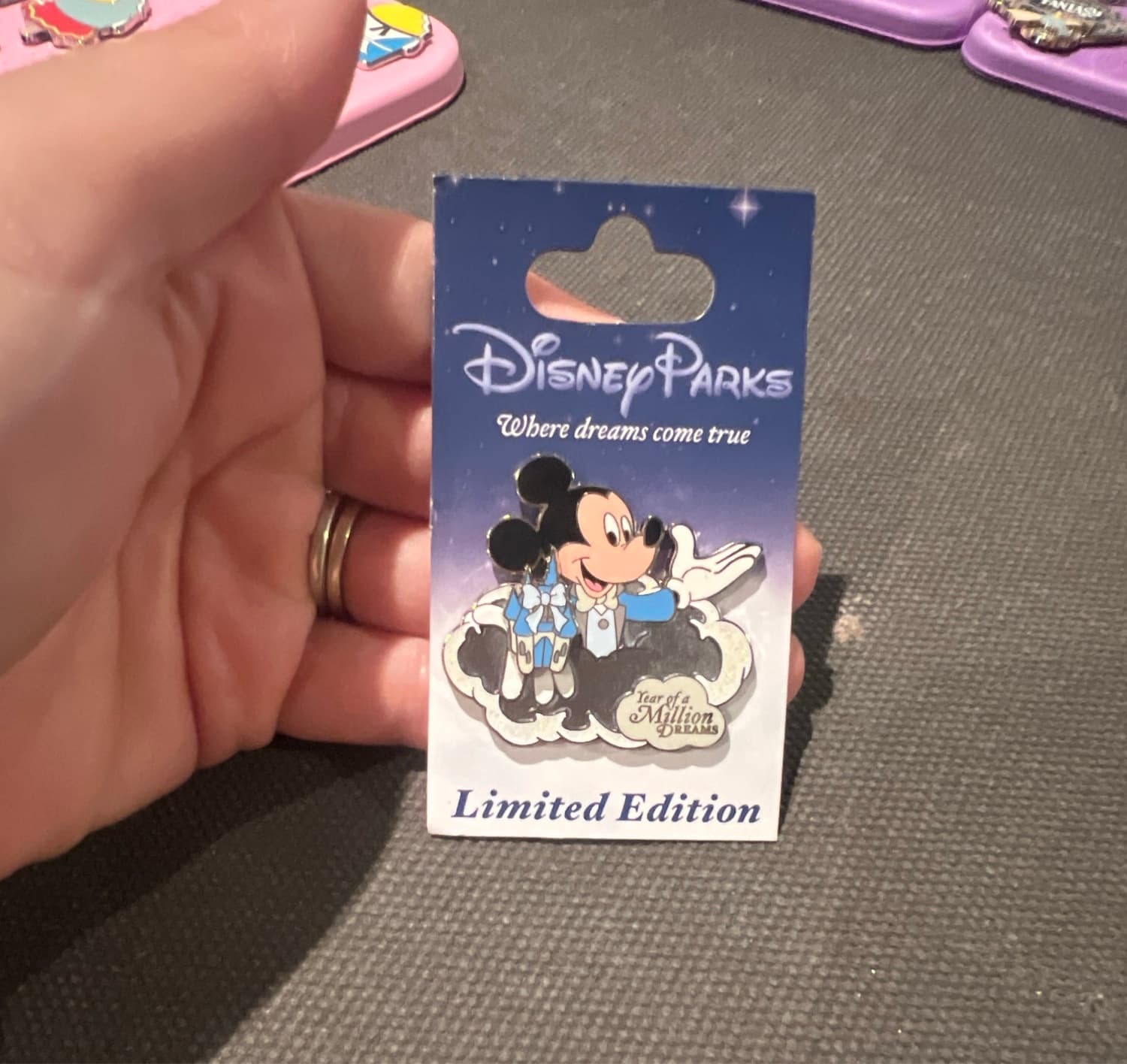 Mickey Mouse Year of a Million Dreams Castle Limited Edition 2500 front
