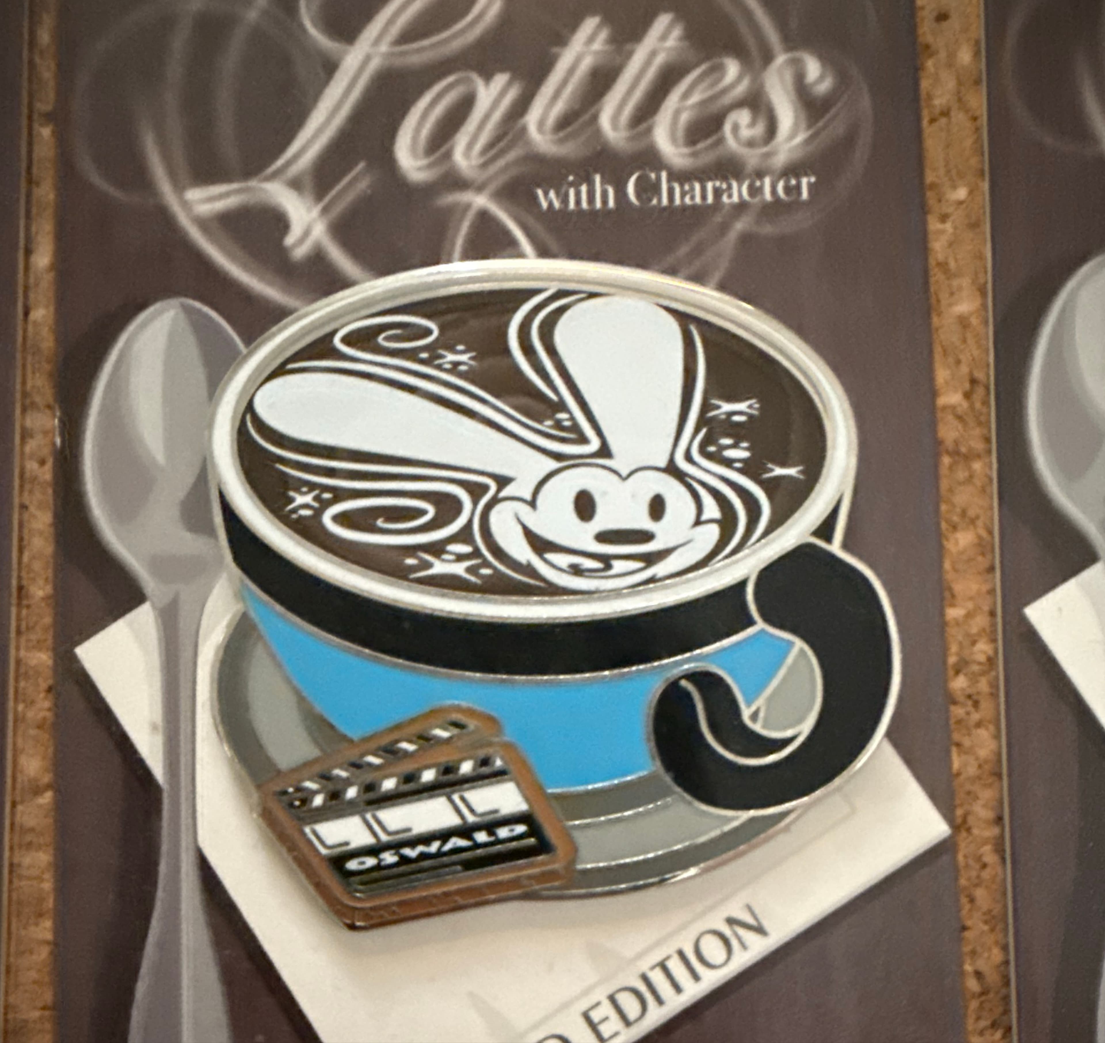 Oswald Lattes With Character Pin