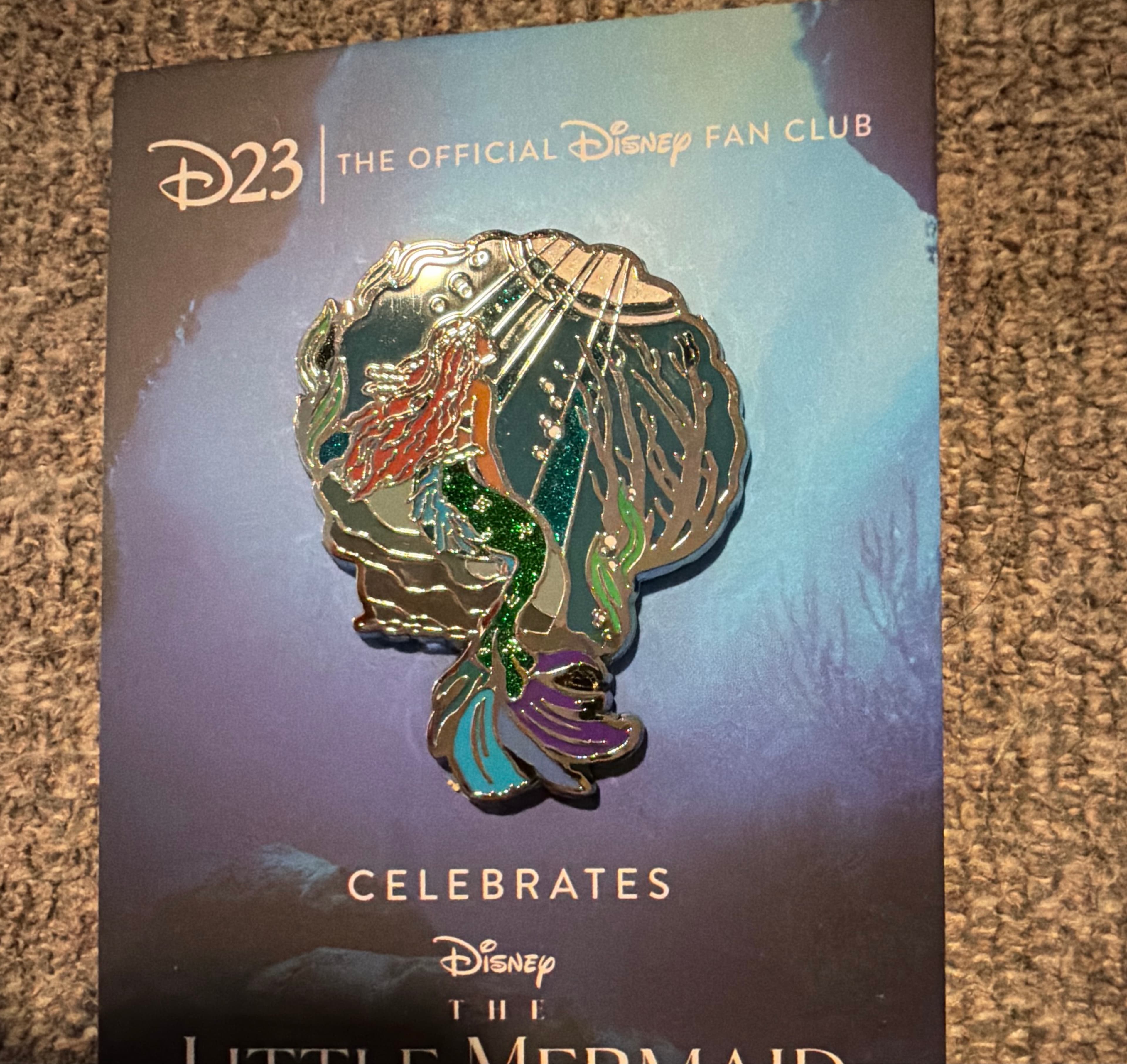 Ariel Under the Sea D23 Exclusive Pin