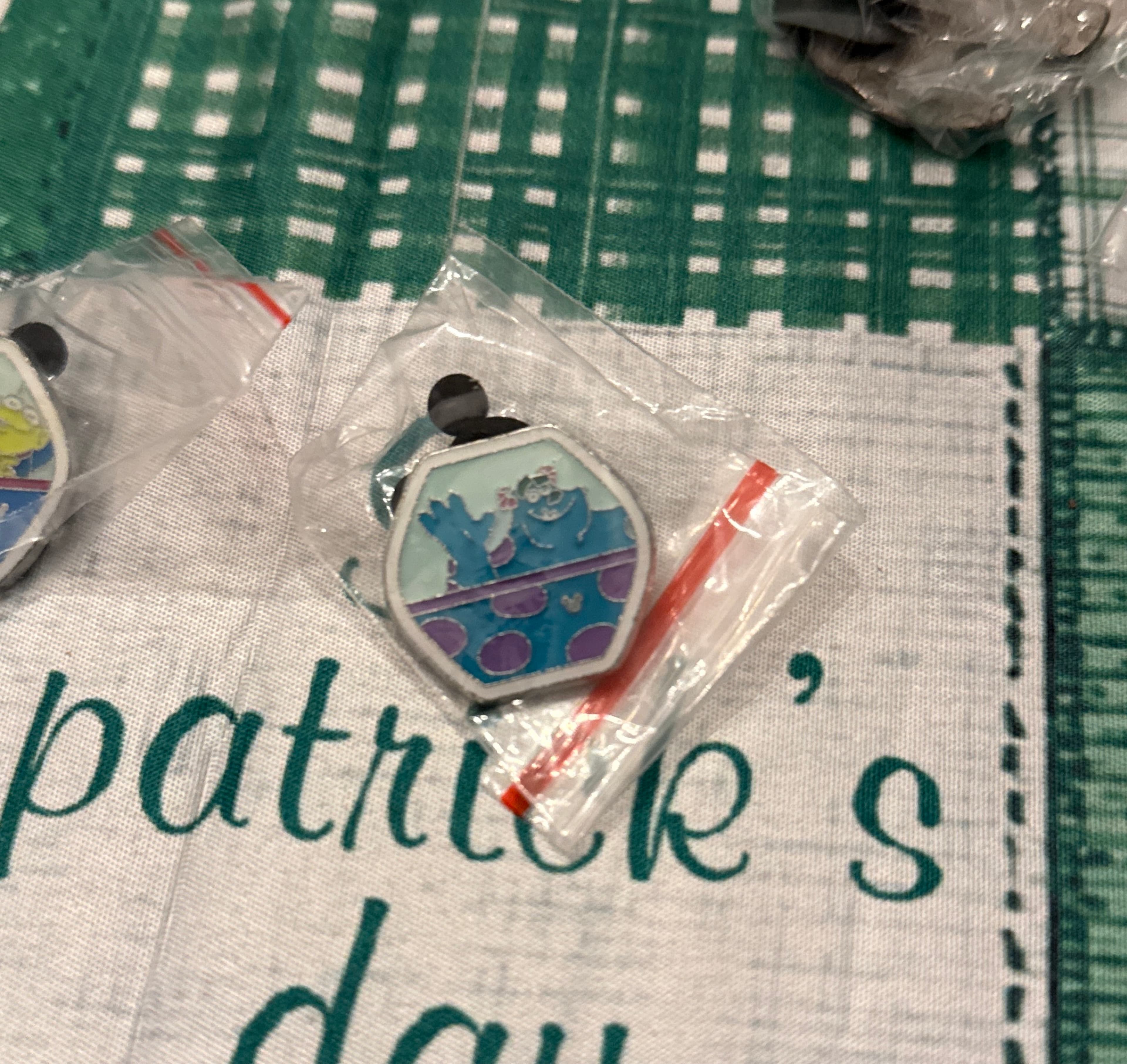 Sulley Waving Hexagonal Pin - Monsters, Inc.