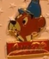 Coca-Cola Salutes Walt Disney World 15th B-Day Ichabod Pin