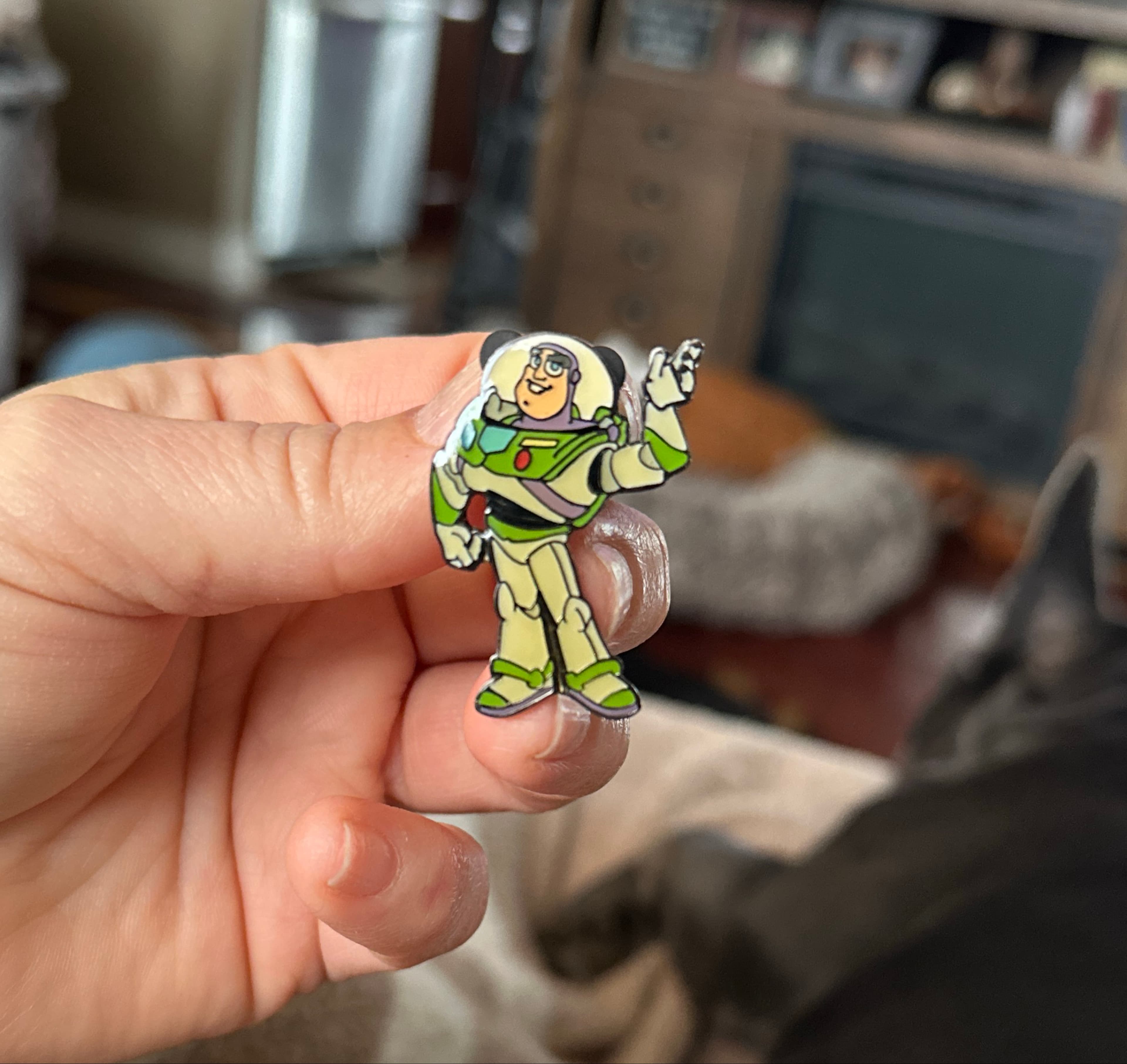 Buzz Lightyear Waving Full Body Pin
