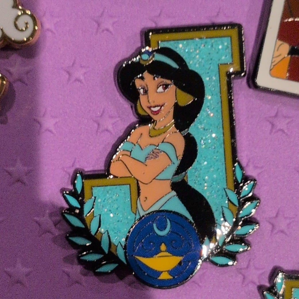 Disney Princess Initial/Letter Mystery Pin Set