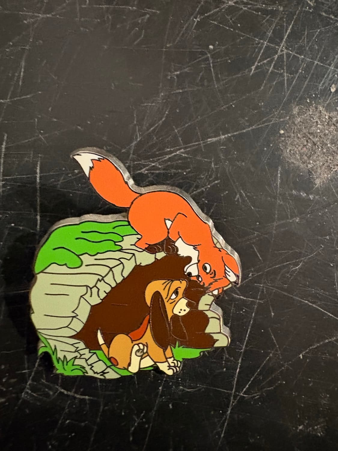 The Fox And The Hound Todd And Copper Pin front