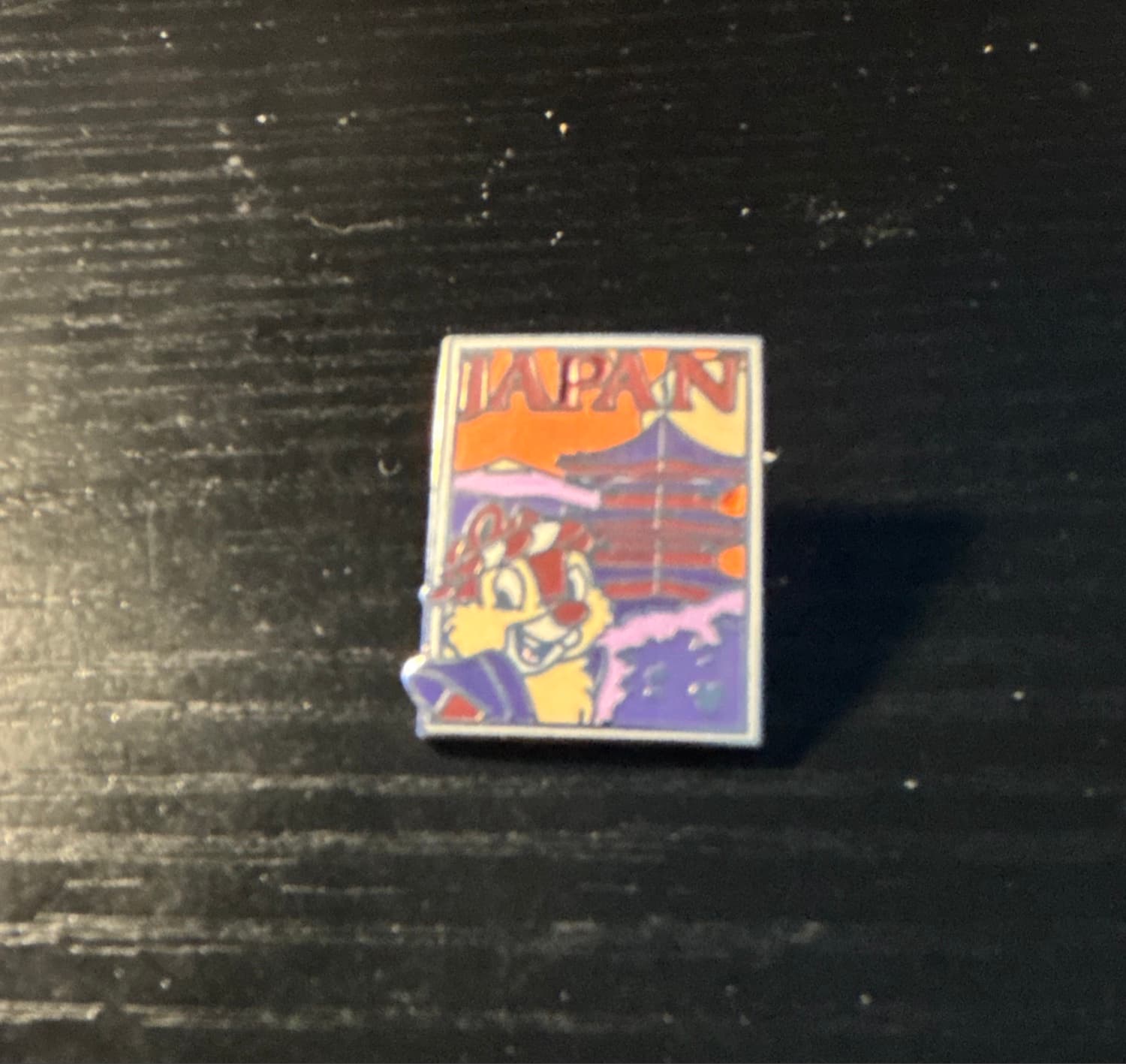 Dale in Japan Postcard Pin