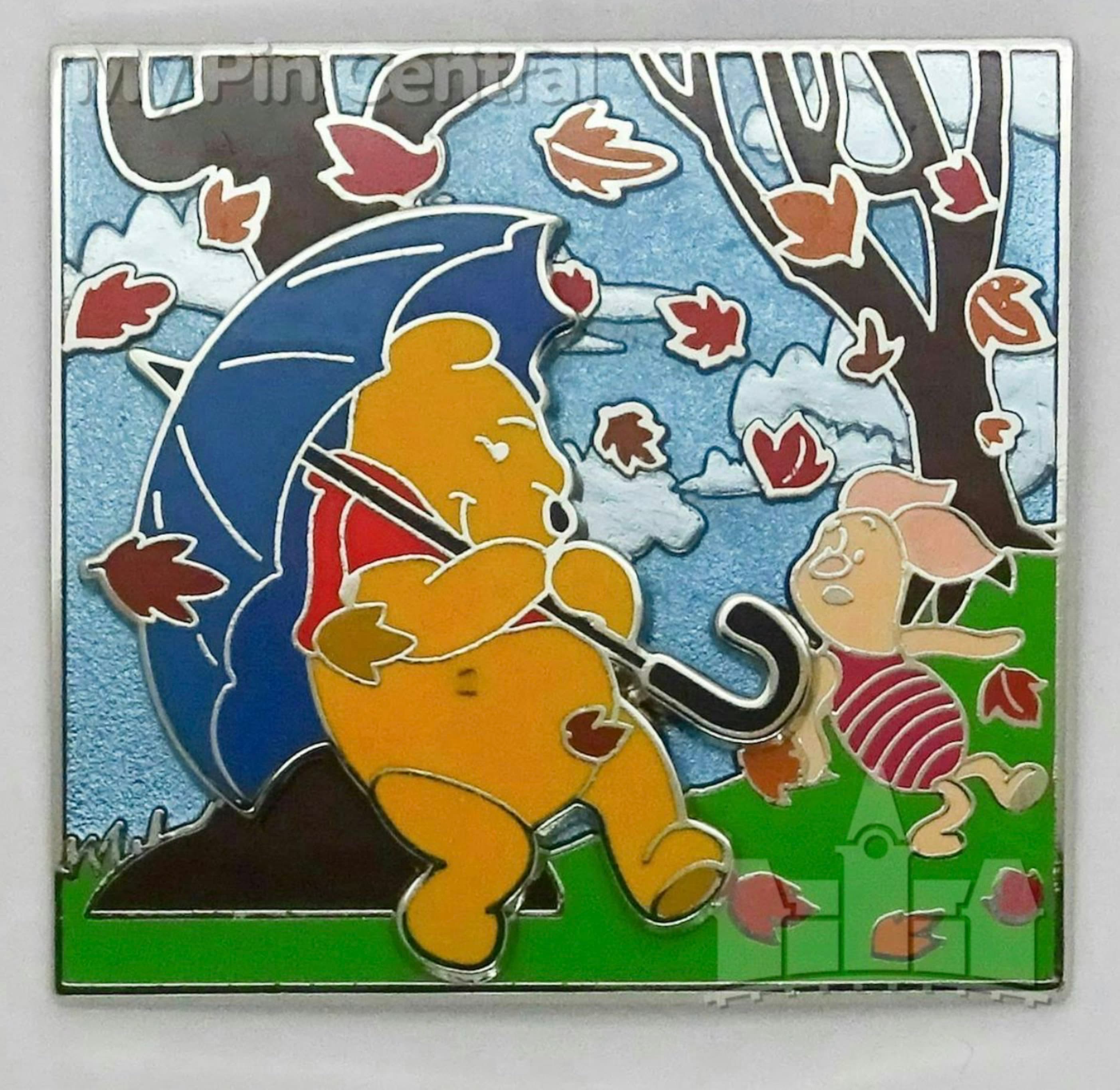 Winnie the Pooh and Piglet Blustery Day Pin