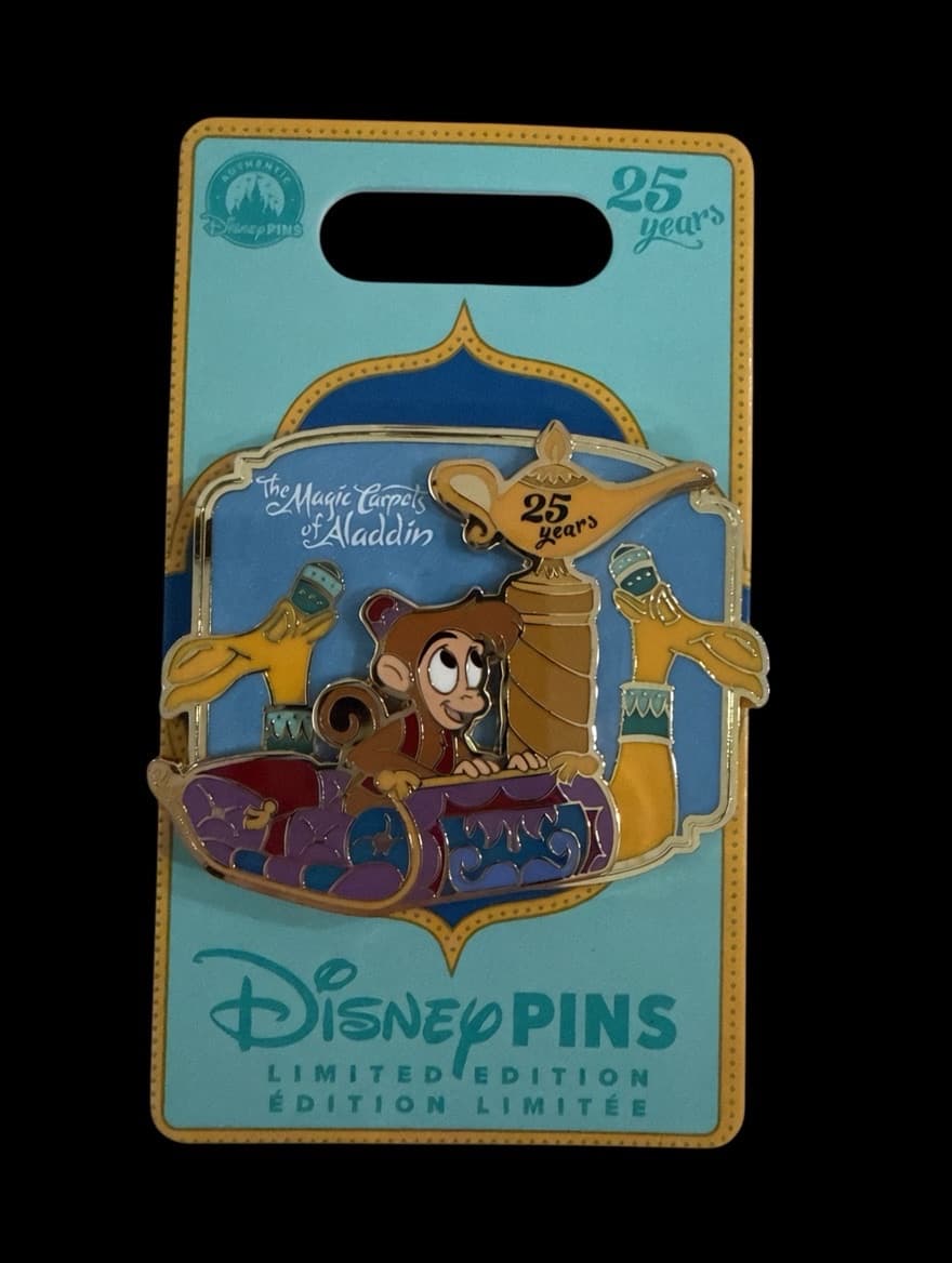 The Magic Carpets of Aladdin 25th Anniversary Pin