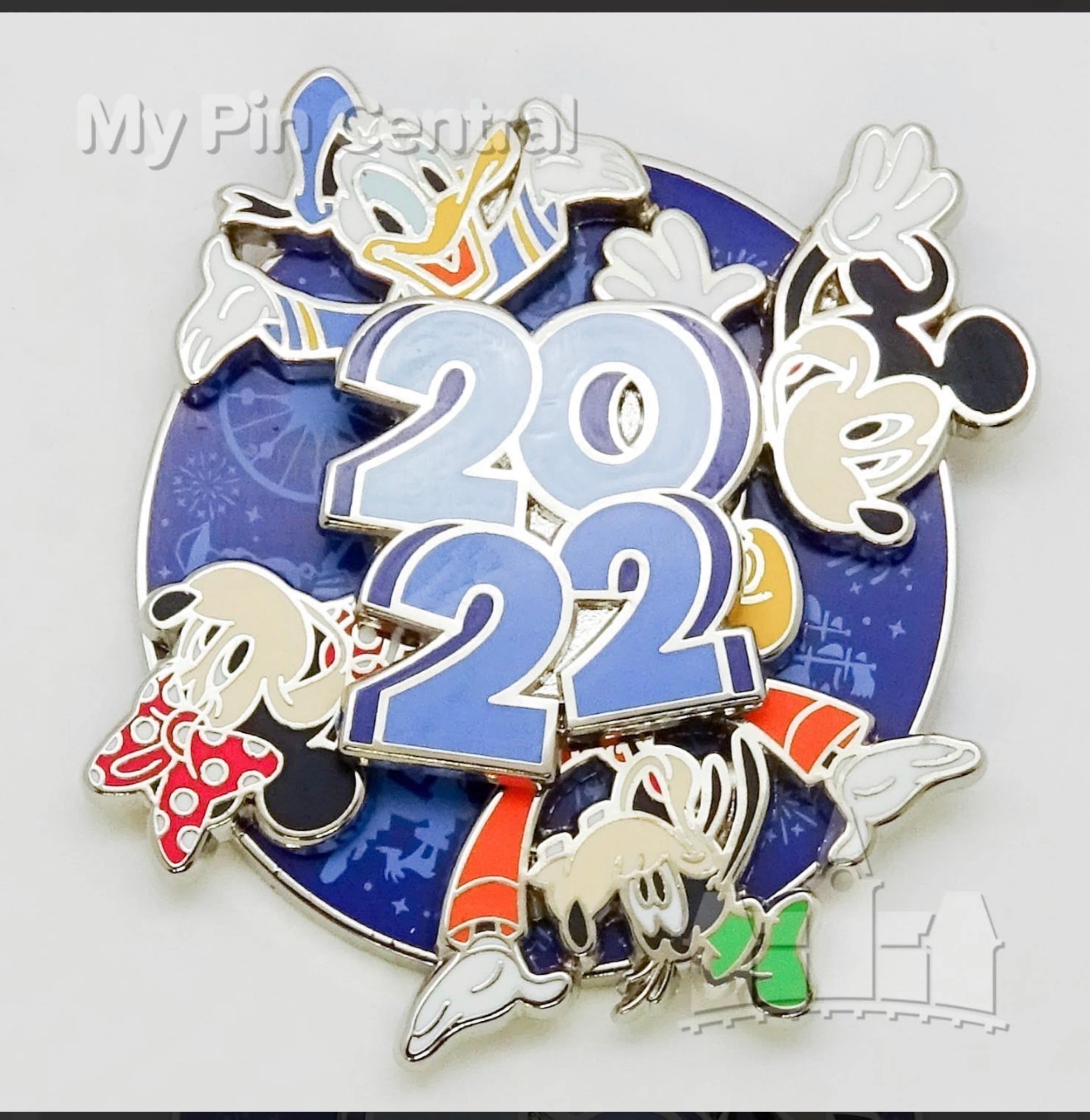 Disney Parks 2022 Mickey & Friends Spinner Pin