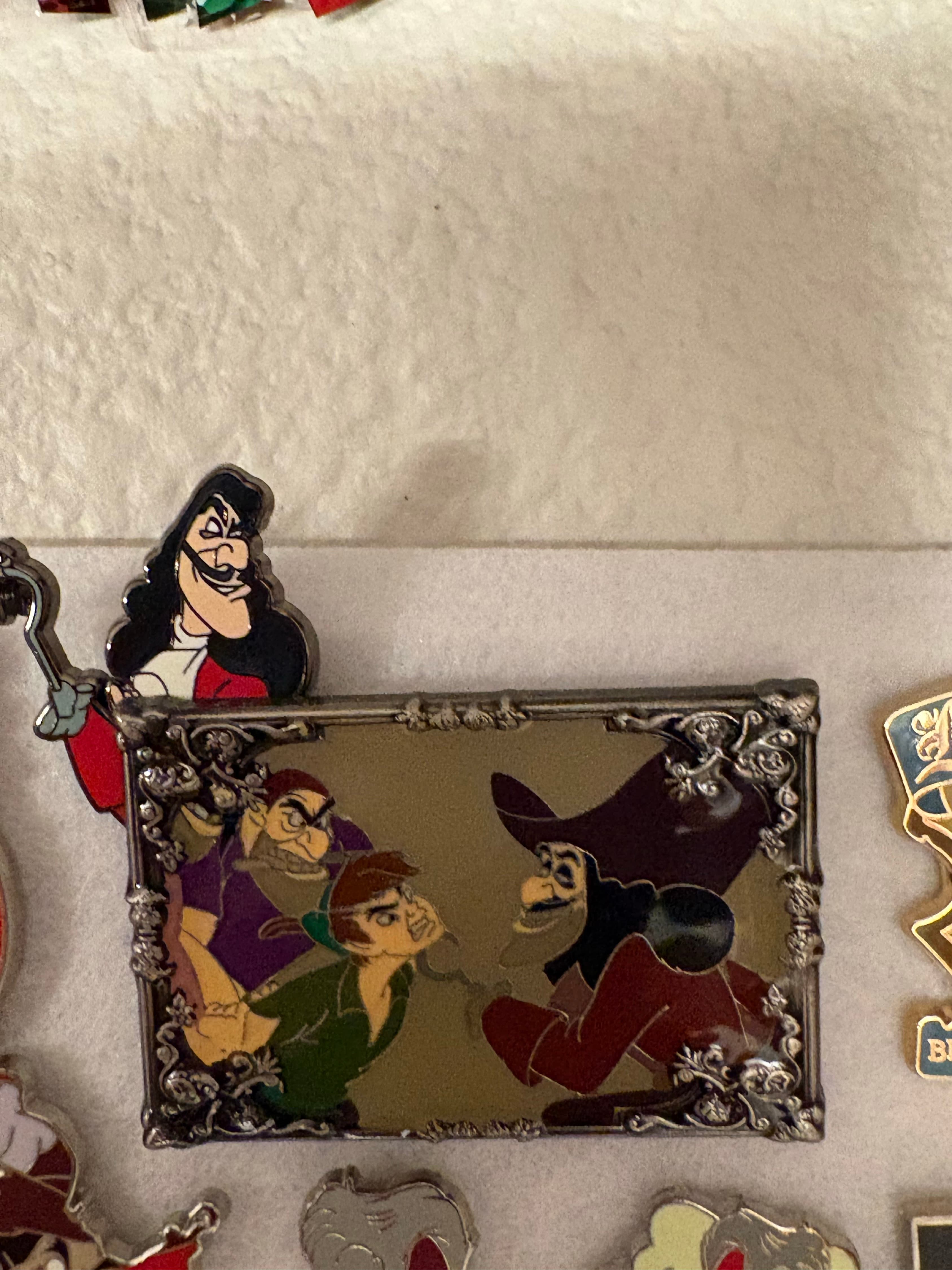 Captain hook fantasy pin