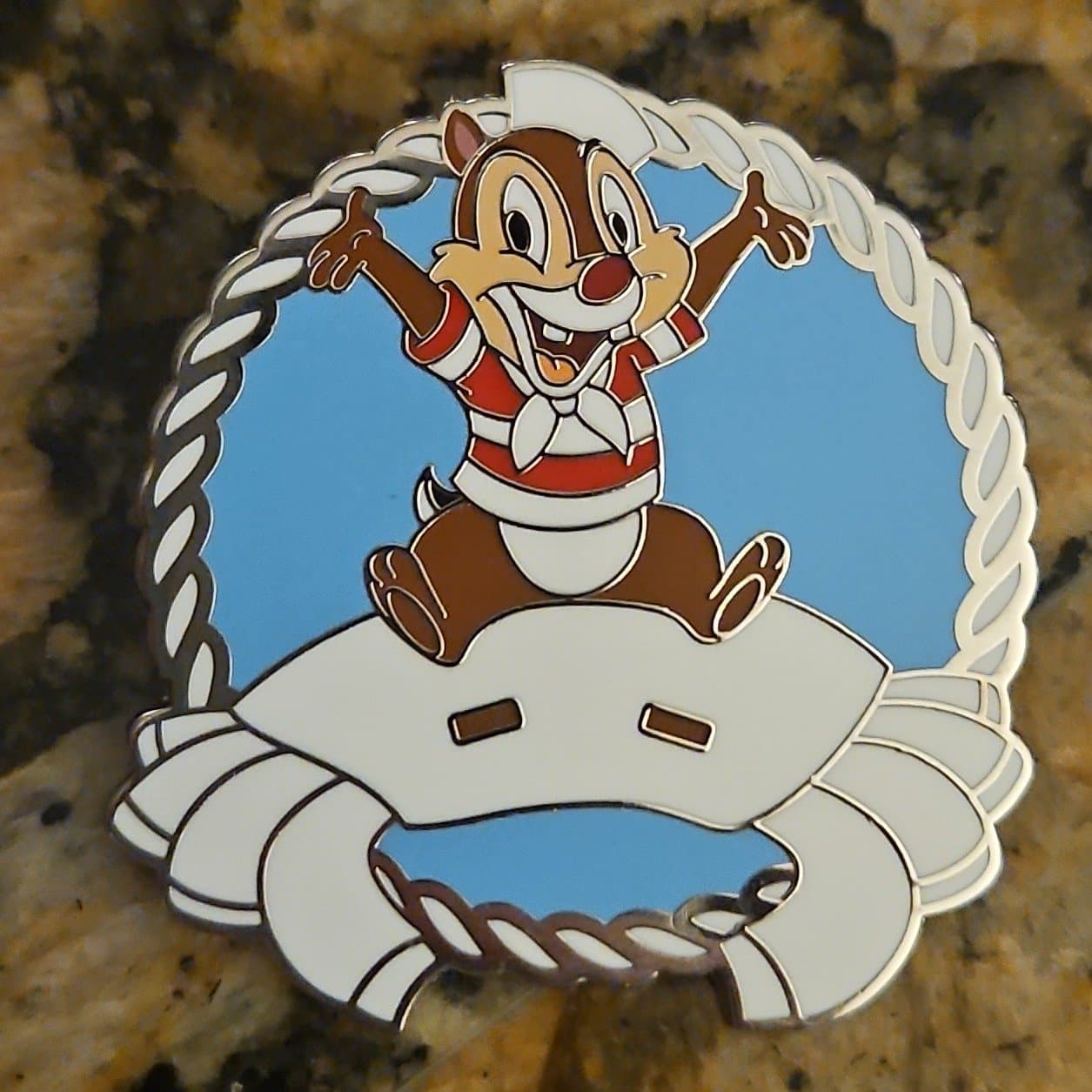 Disney Cruise Line Sailor Dale With Towel Animal Enamel Pin