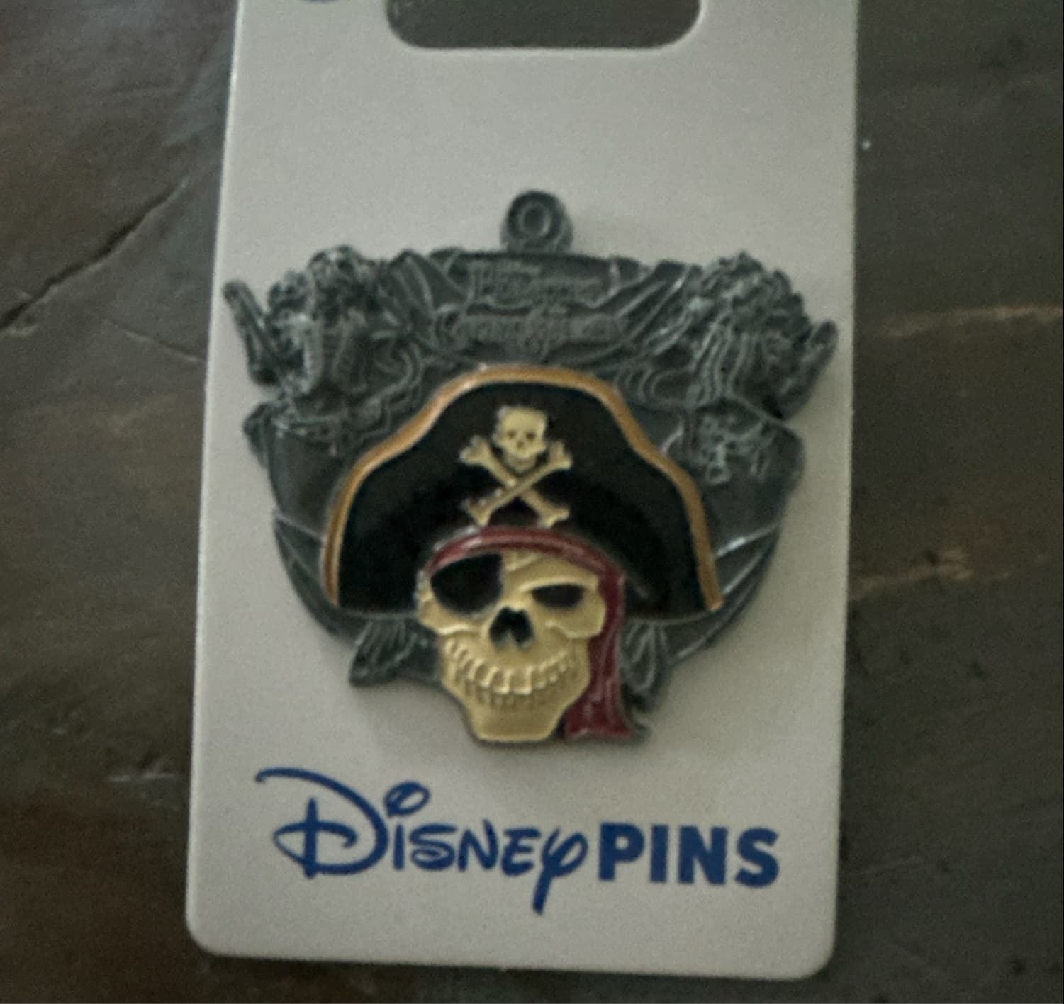 Pirates of the Caribbean Skull with Mermaids Pin