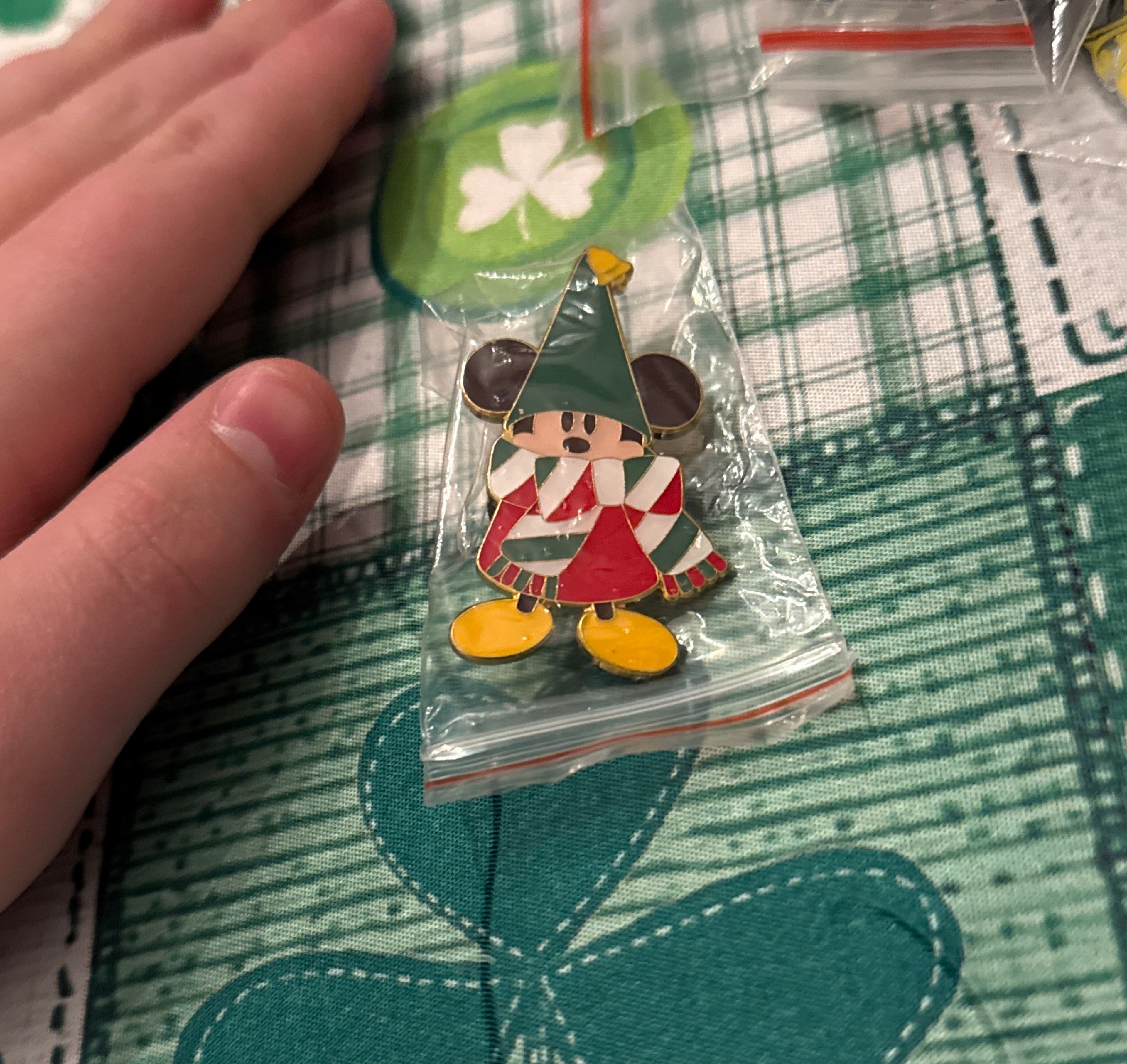 Mickey Mouse Holiday Elf with Candy Cane