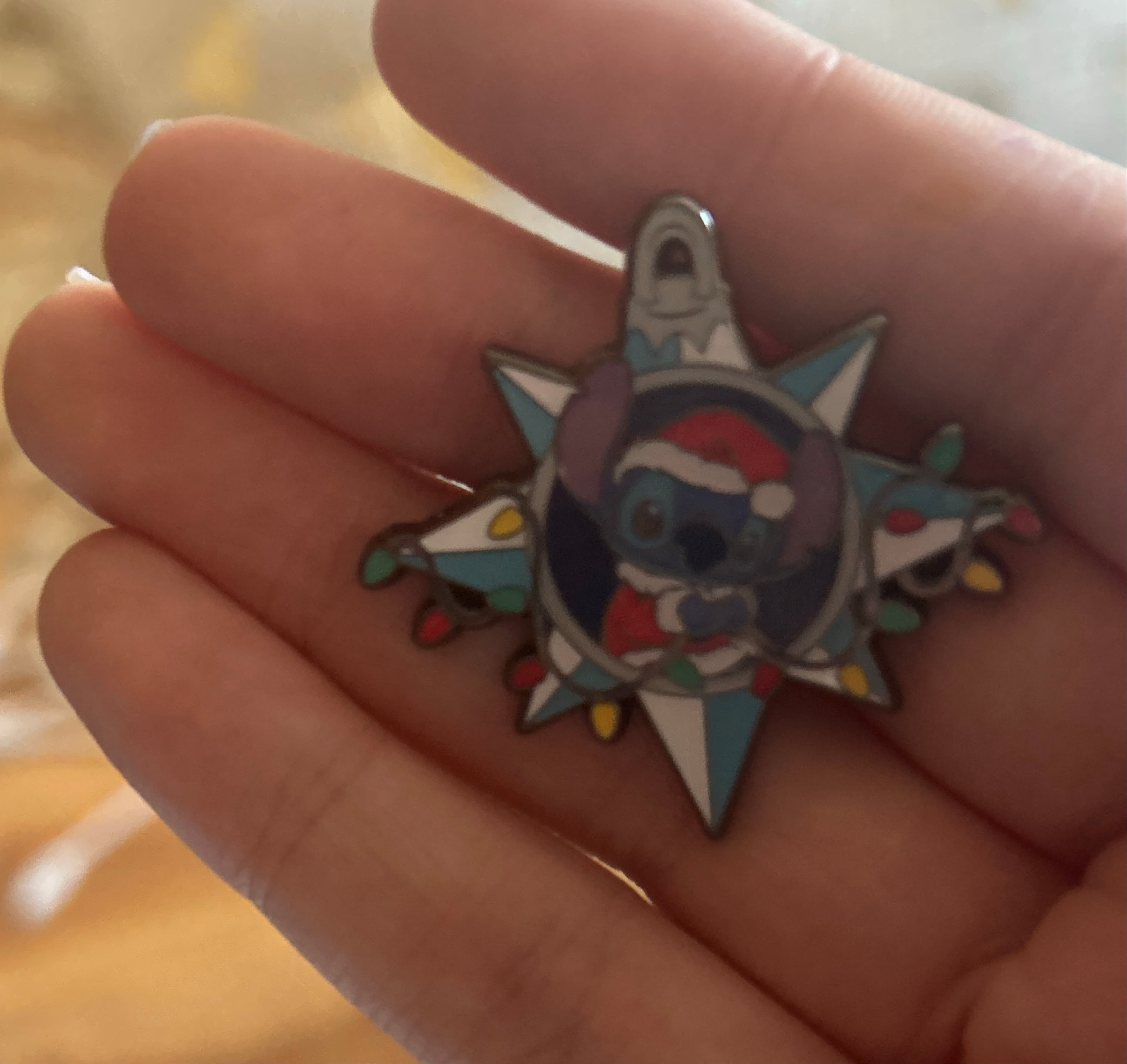 Stitch as Star Ornament - Merry Stitchmas Mystery Pin Set