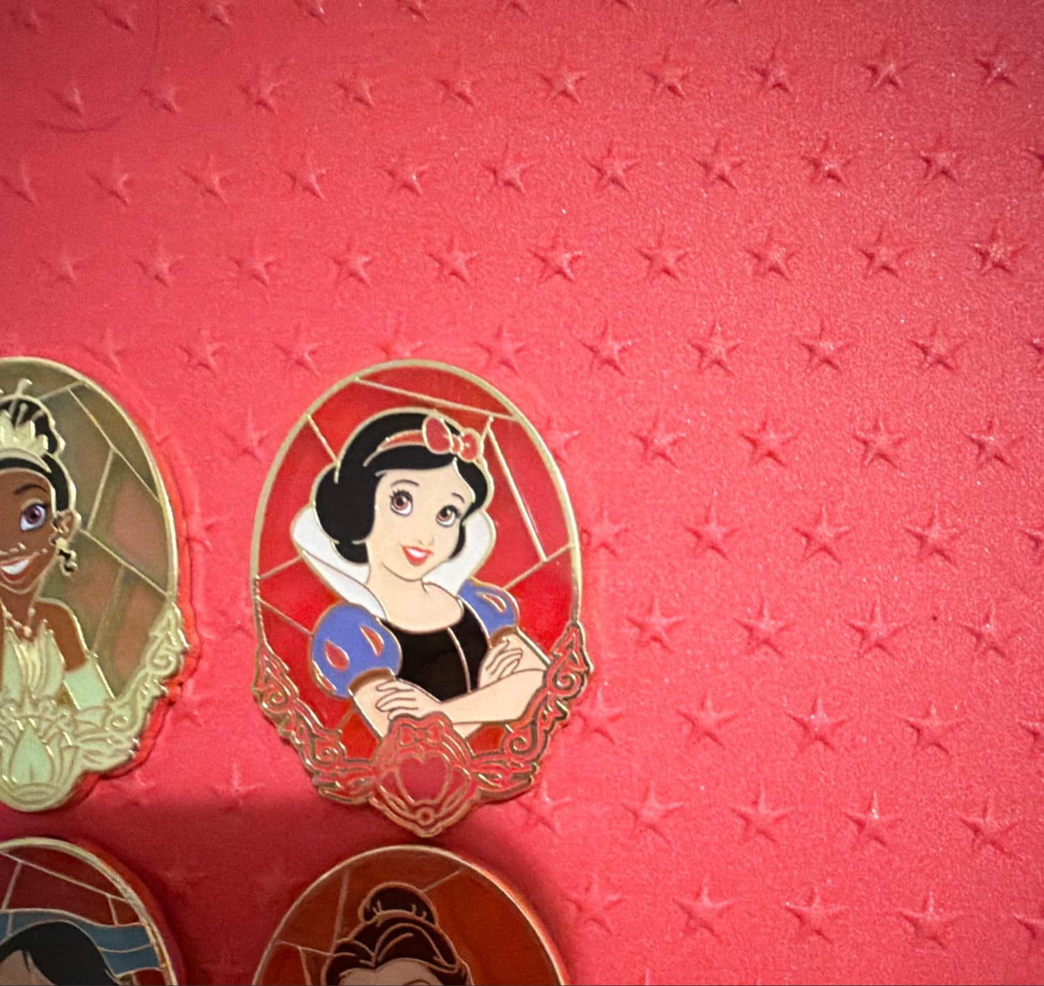 Loungefly Disney Princess Stained Glass Window Blind Box Pin Set
