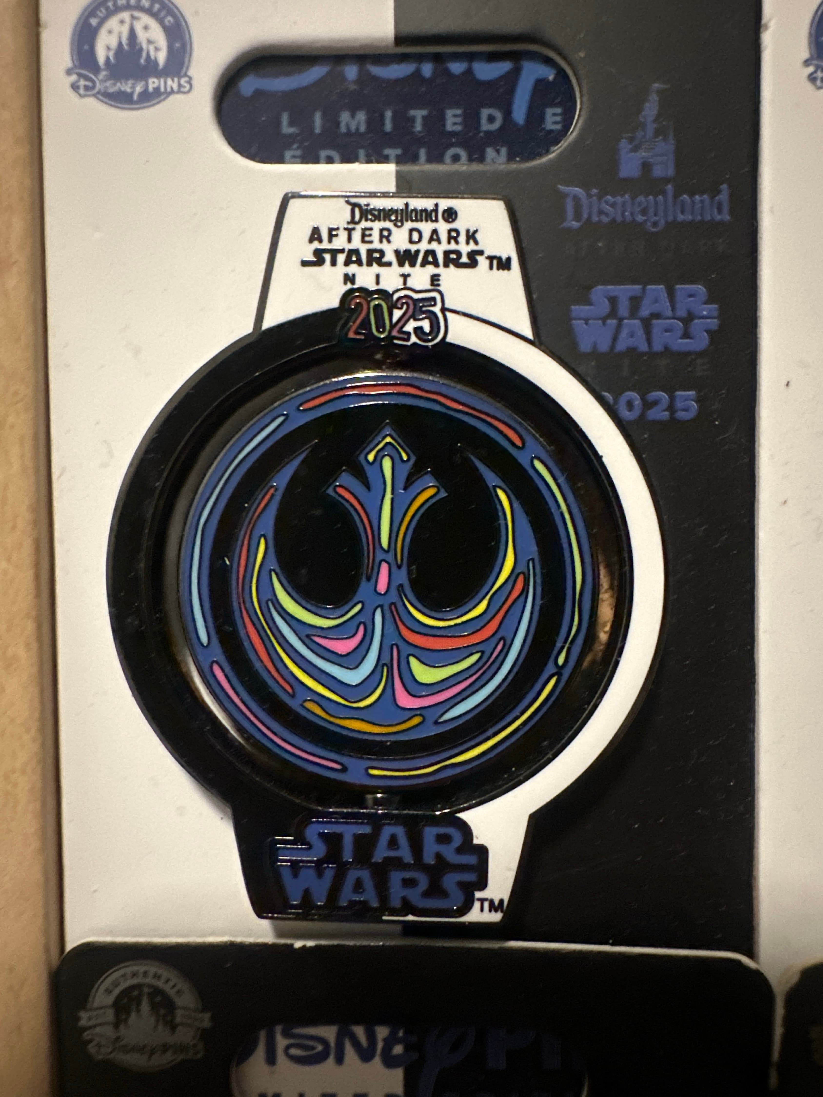 Star Wars Nite Rebel Alliance vs Dark Side Spinner Disneyland After Dark