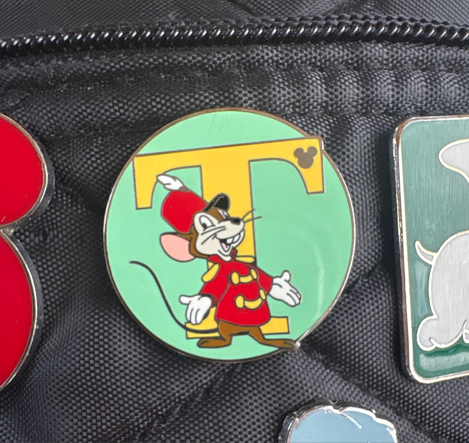 Timothy Q. Mouse 'T' - Hidden Mickey Alphabet Set