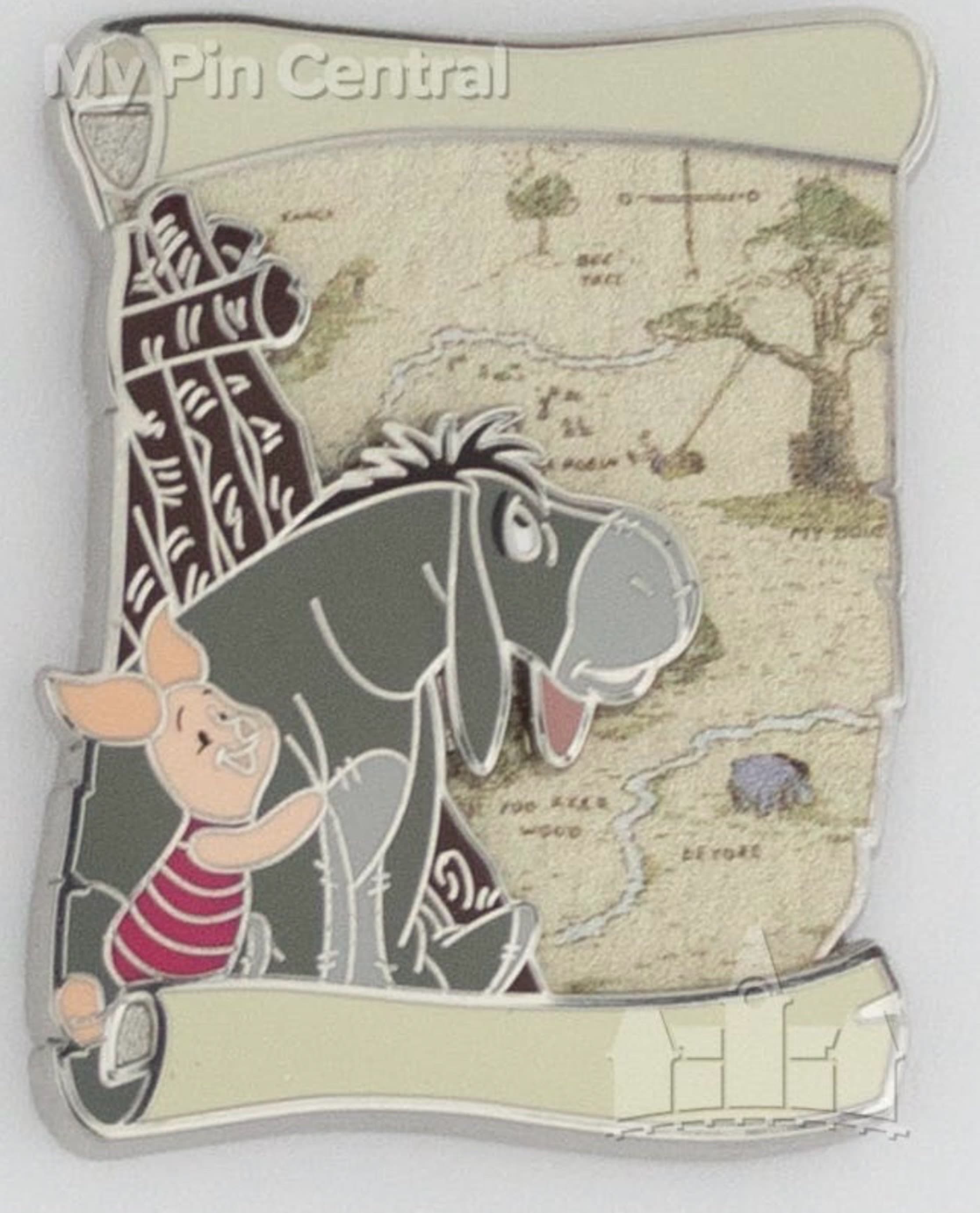 Winnie the Pooh Character Maps - Piglet and Eeyore