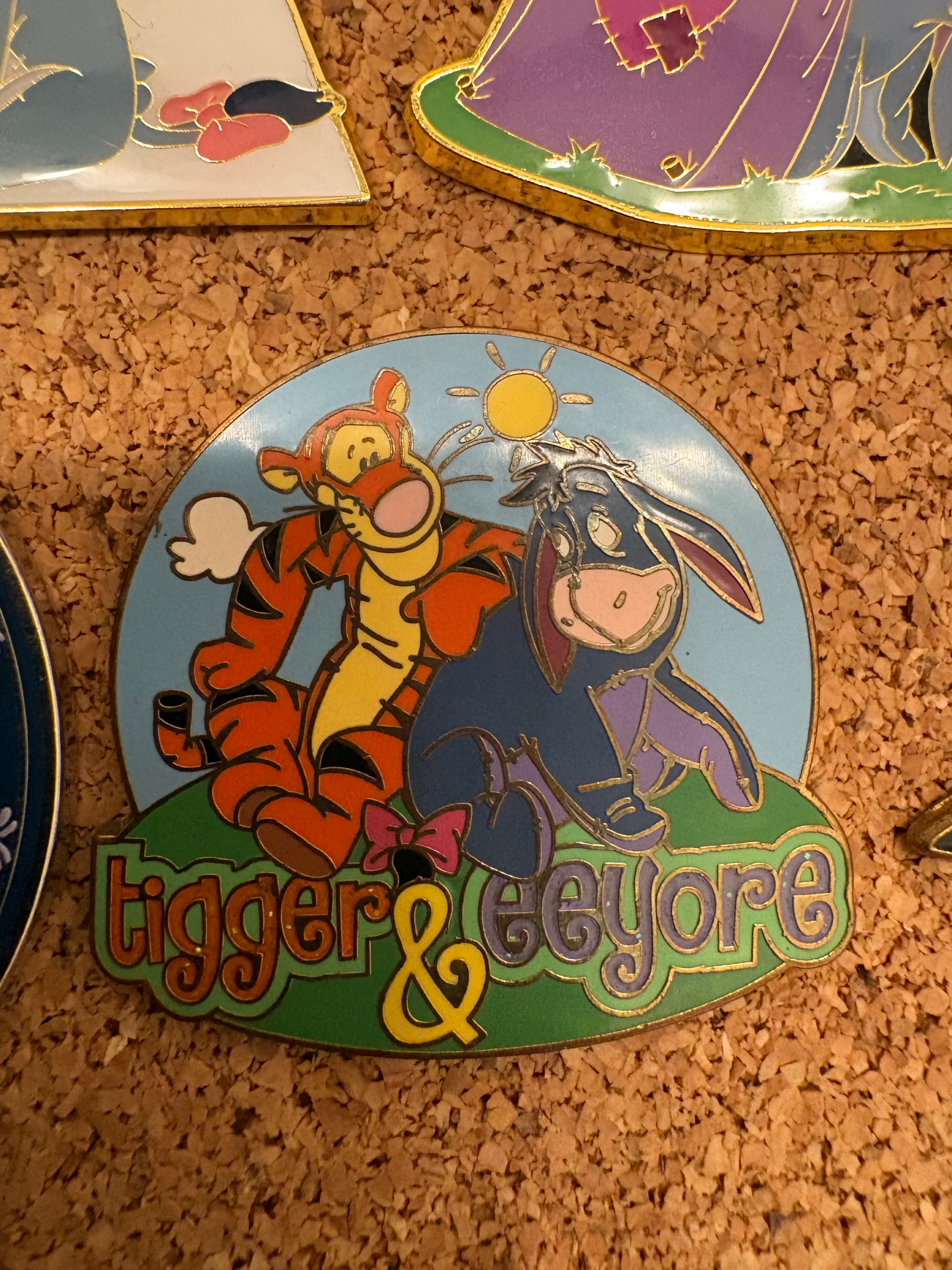 Tigger and Eeyore - Pin Trading Starter Lanyard Set