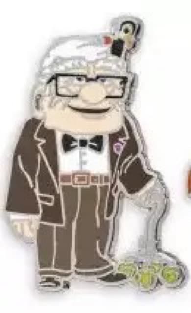 Carl Fredricksen with Kevin's Baby