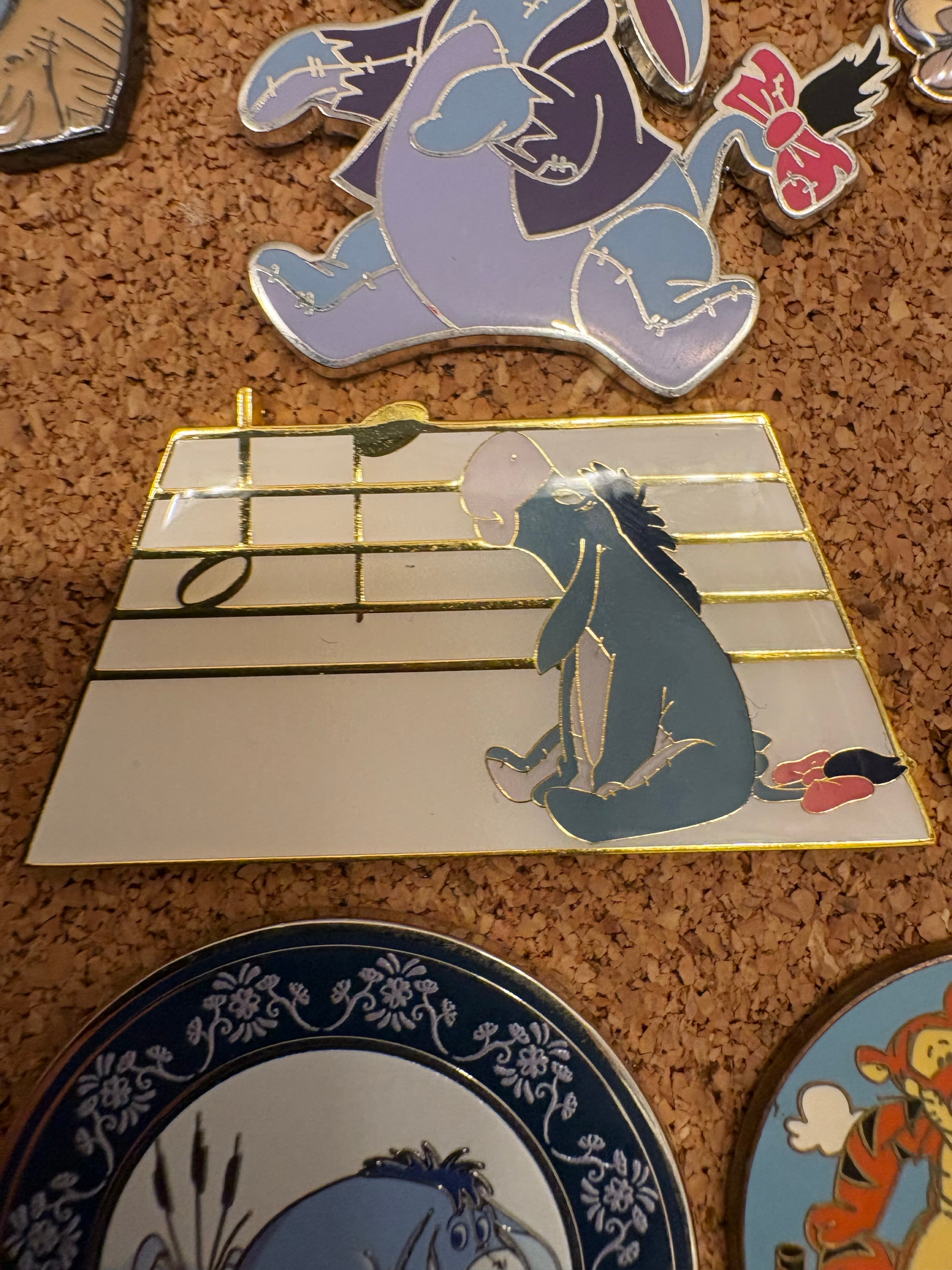 Loungefly Disney Winnie the Pooh Music Notes Blind Box Pin Set - Eeyore