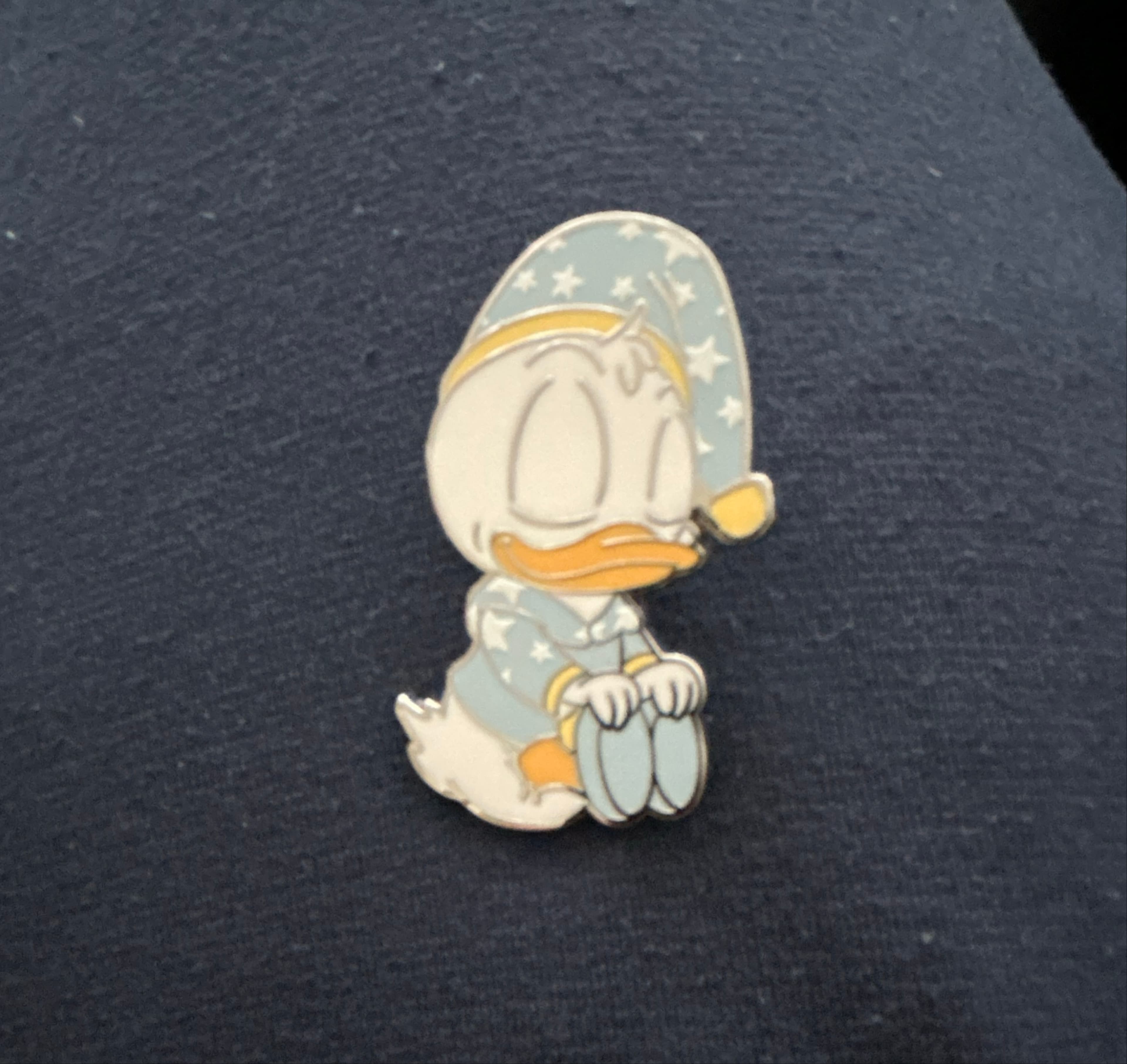 Sleeping Baby Donald Duck Pin