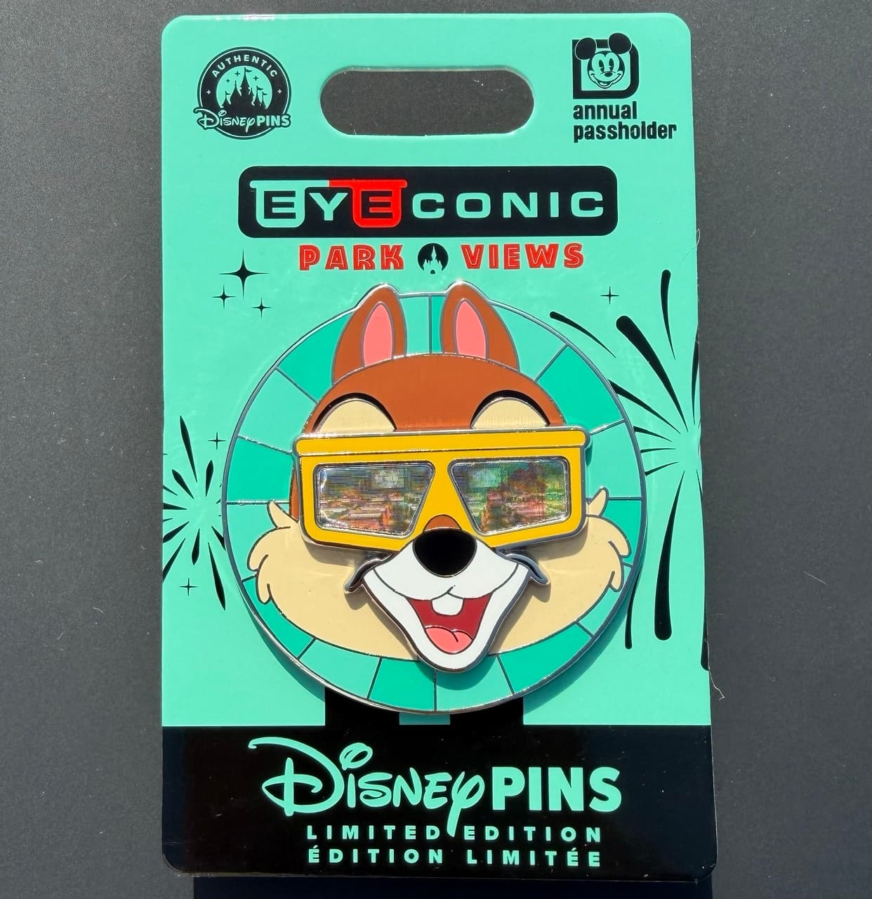 Eyeconic Views Chip Annual Passholder Pin