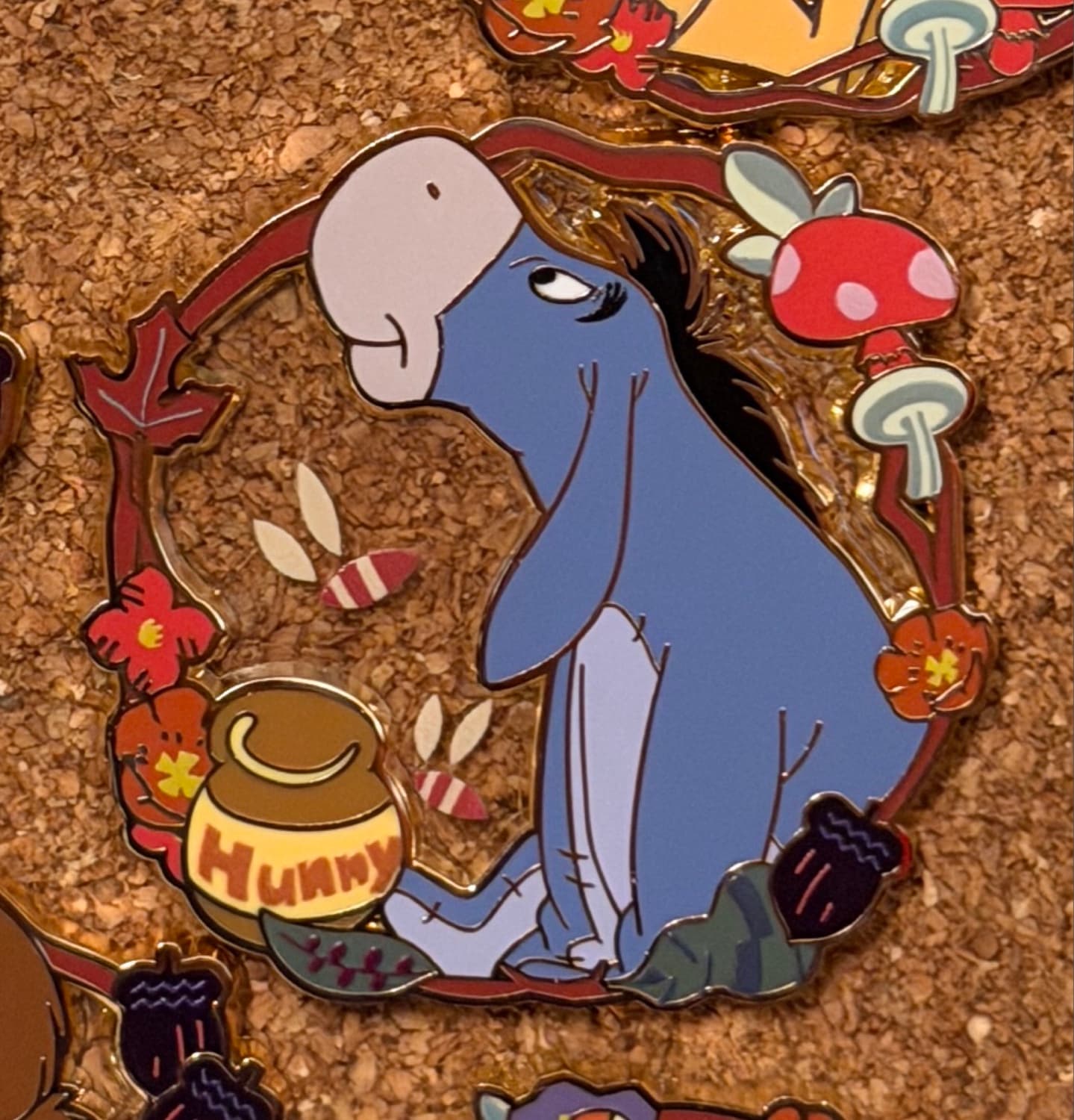Eeyore - Winnie the Pooh Character Wreaths Blind Box Pin