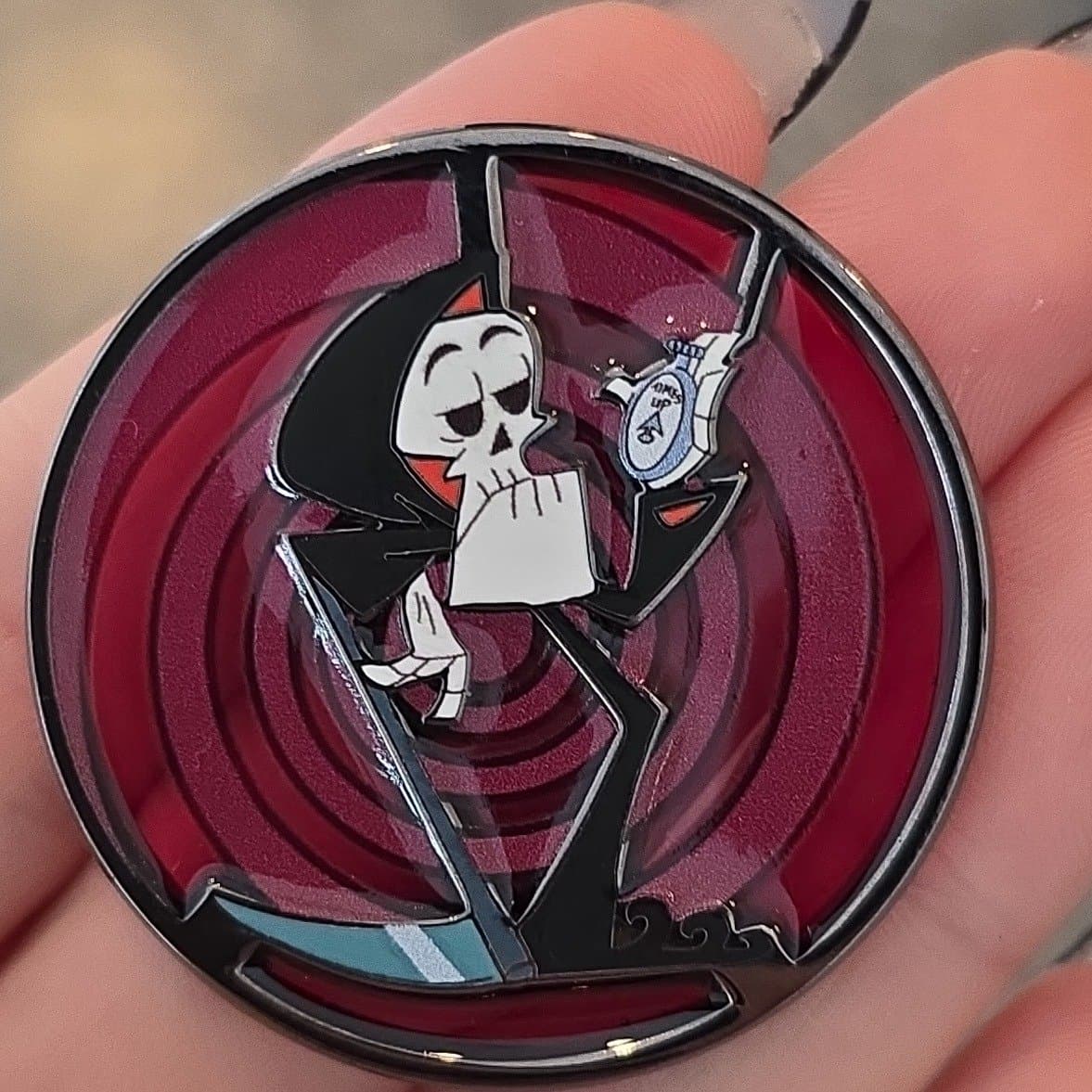 The Grim Adventures Of Billy And Mandy Grim Enamel Pin